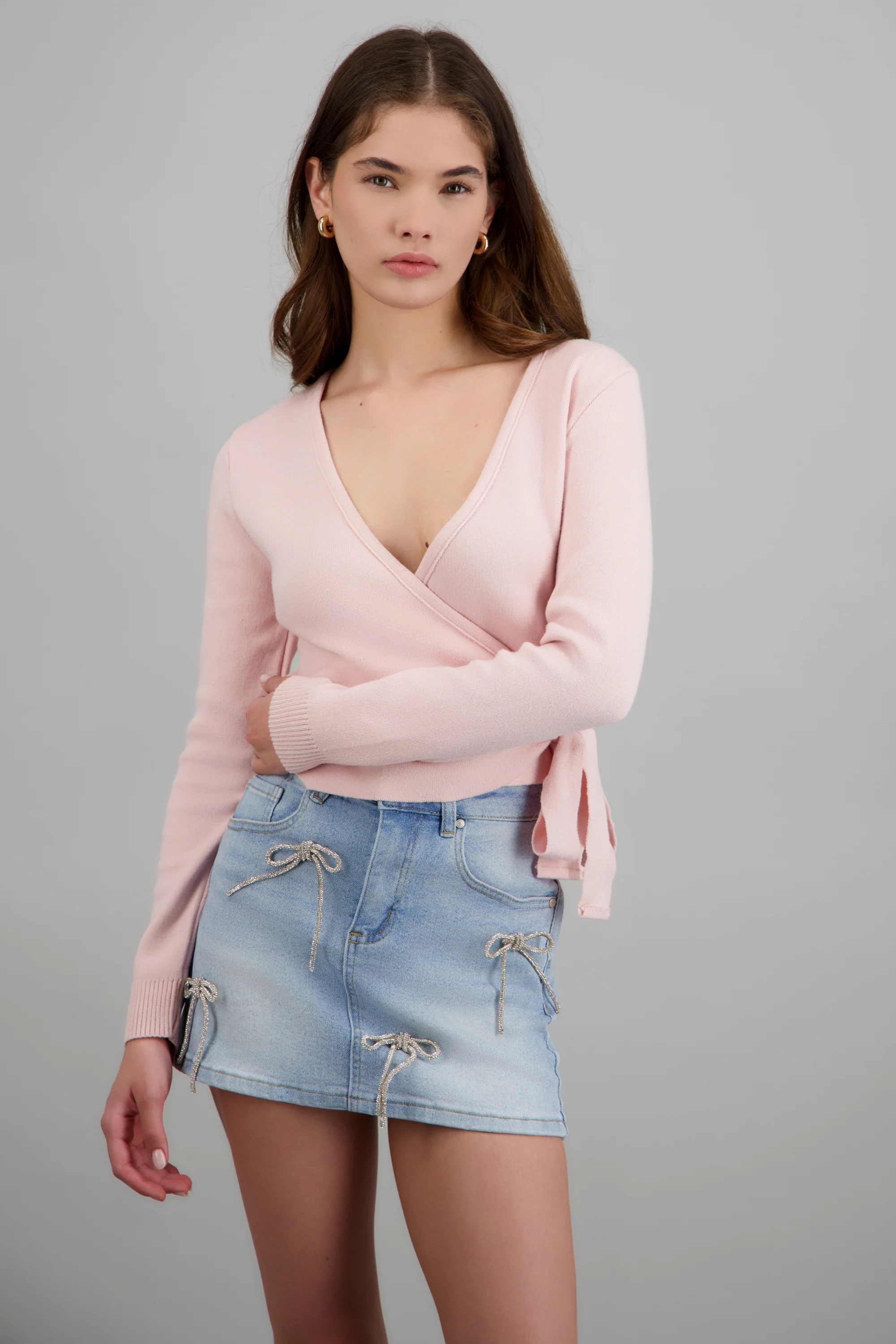 Cardigan cruzado tipo ballerina - Image 3