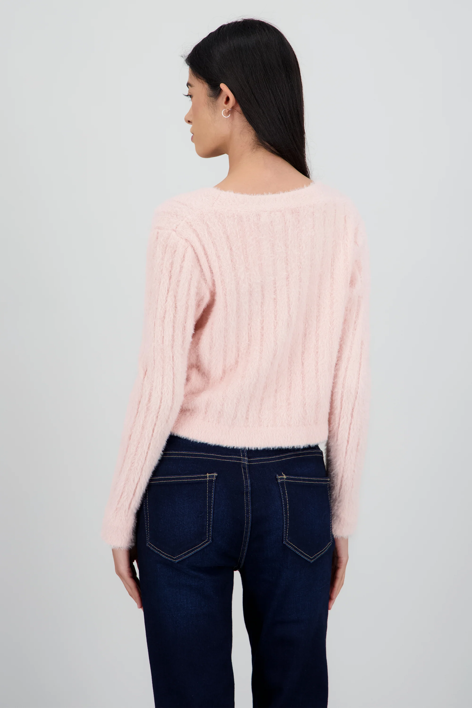 Cardigan suave detalle parche - Image 4