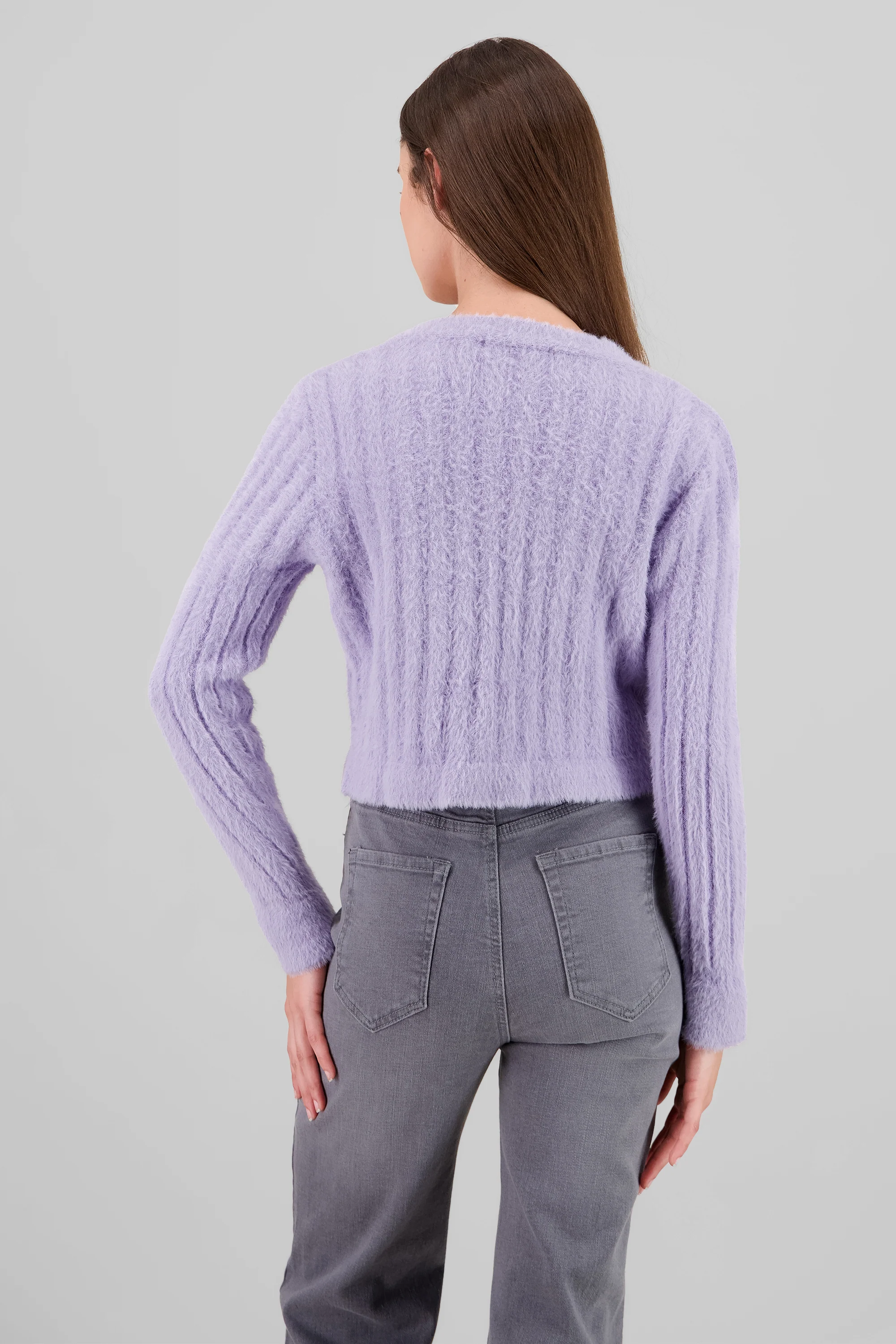 Cardigan suave detalle parche - Image 4