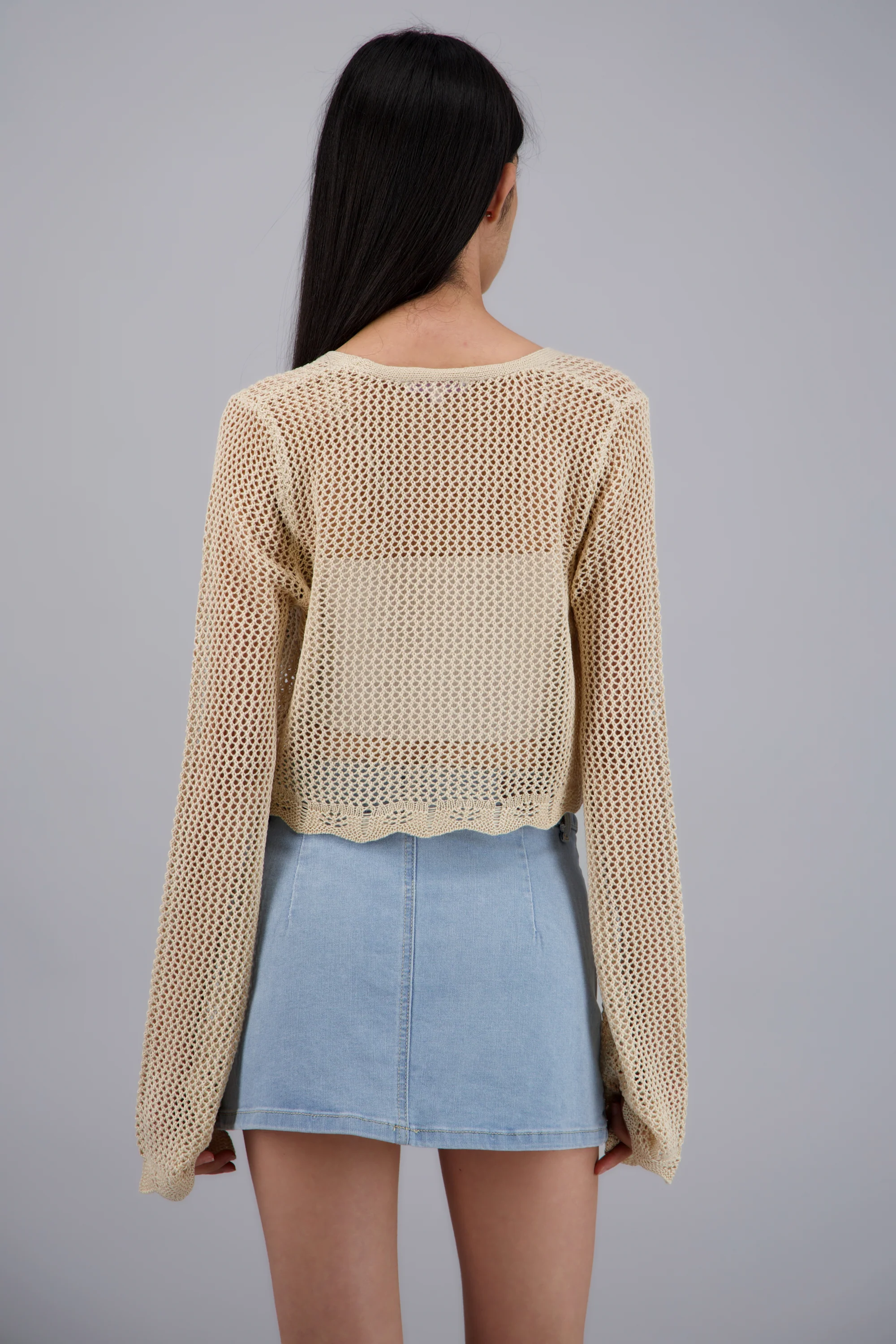 Cardigan tejido de punto ligero - Image 4