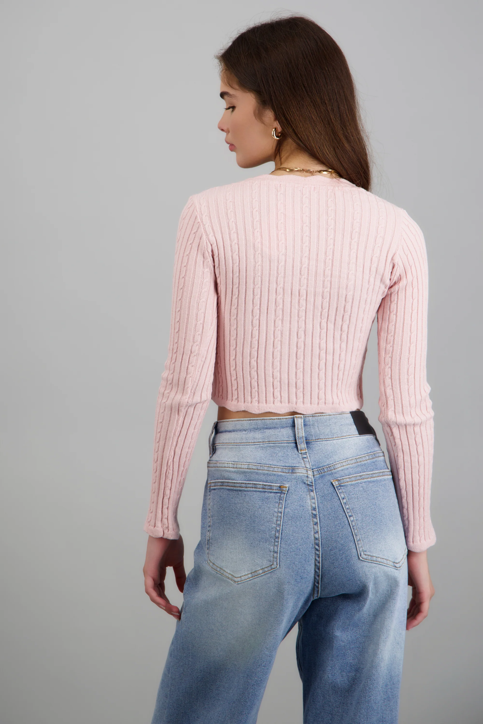 CARDIGAN TRENZADO DET BORDE KNI - Image 2