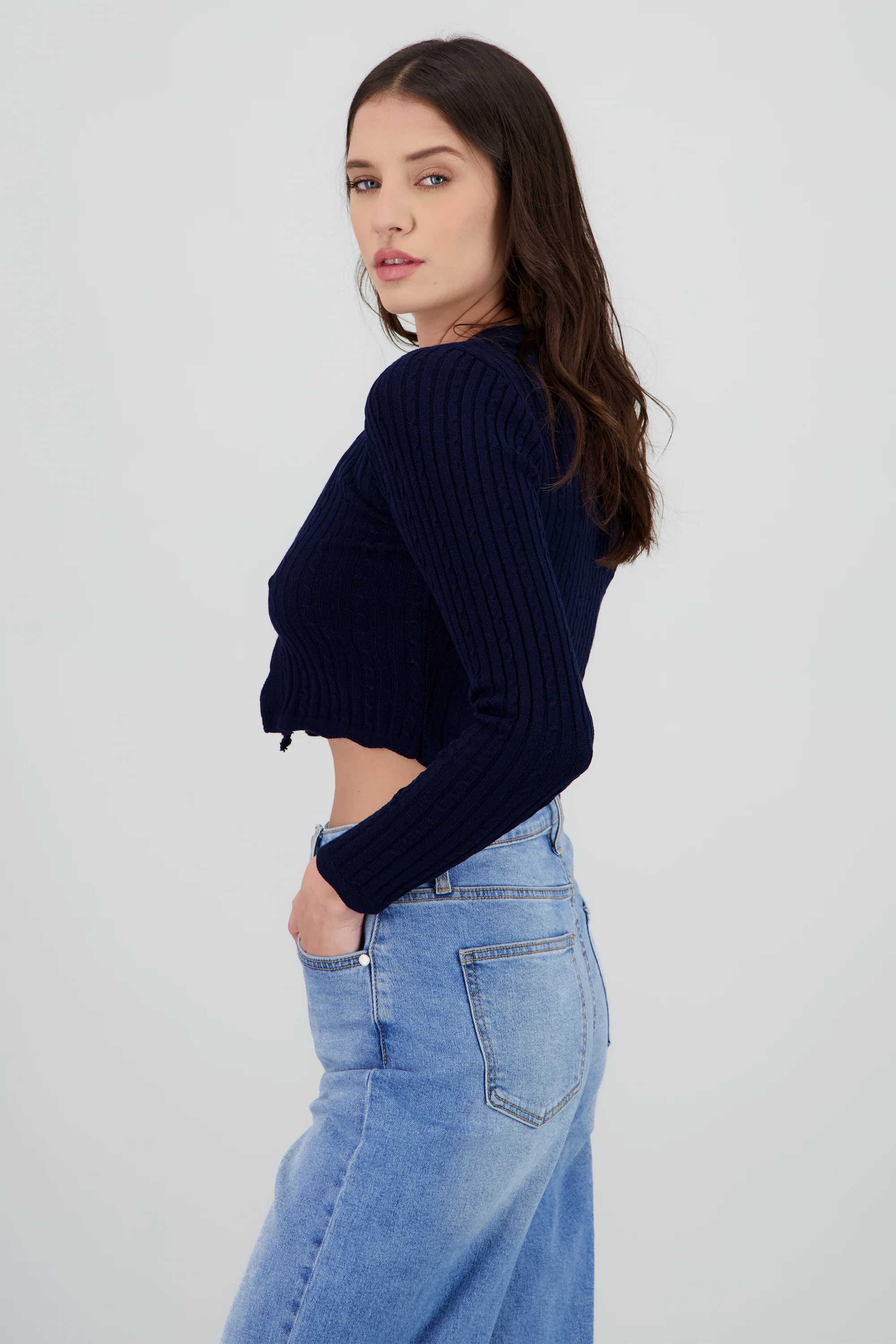 CARDIGAN TRENZADO DET BORDE KNI - Image 5
