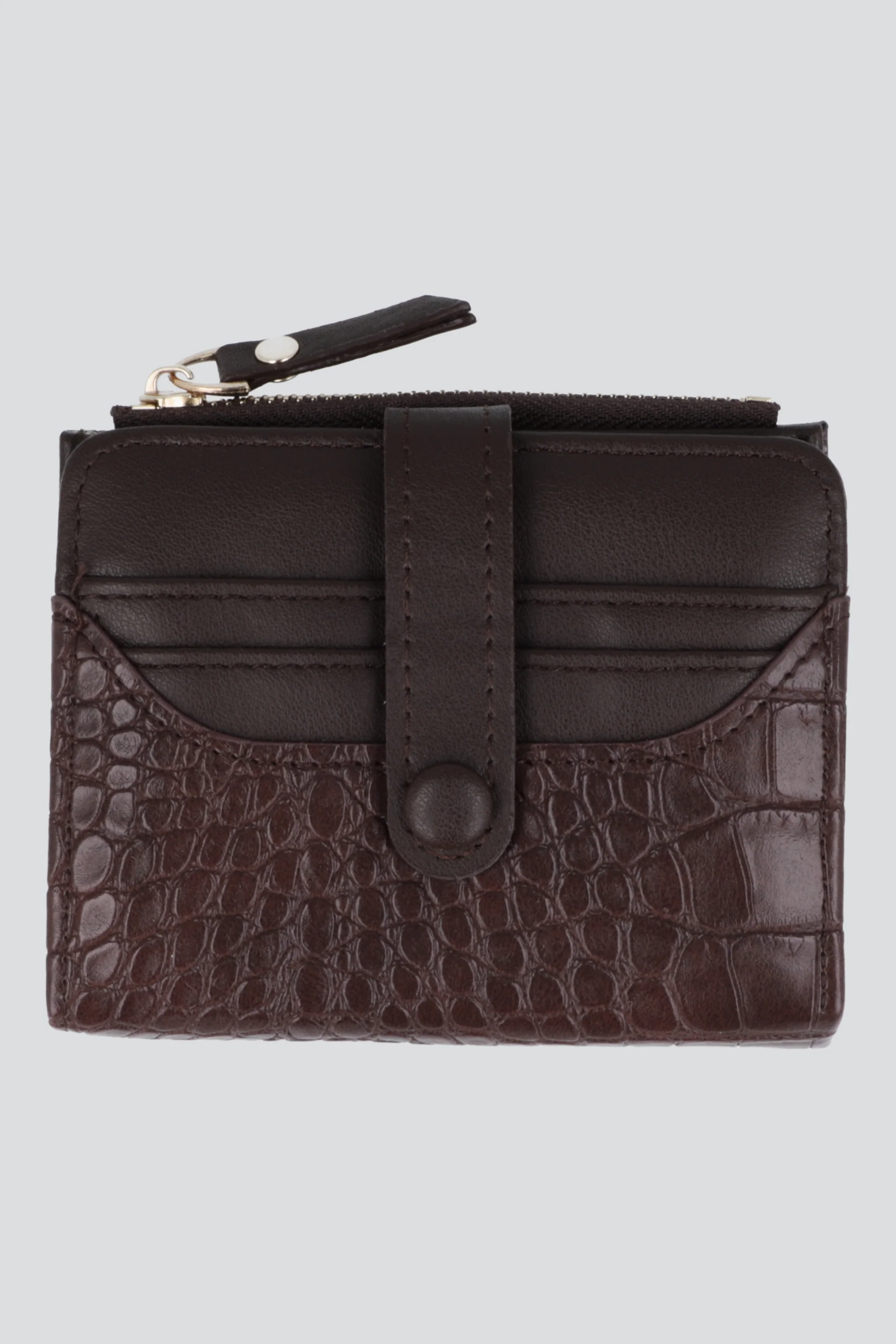 Cartera contraste croco