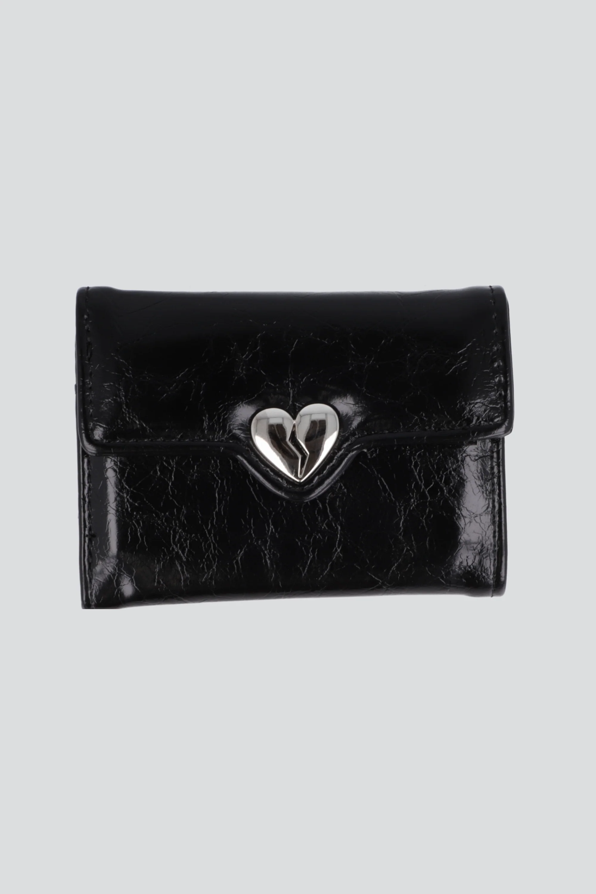 Cartera croco corazon