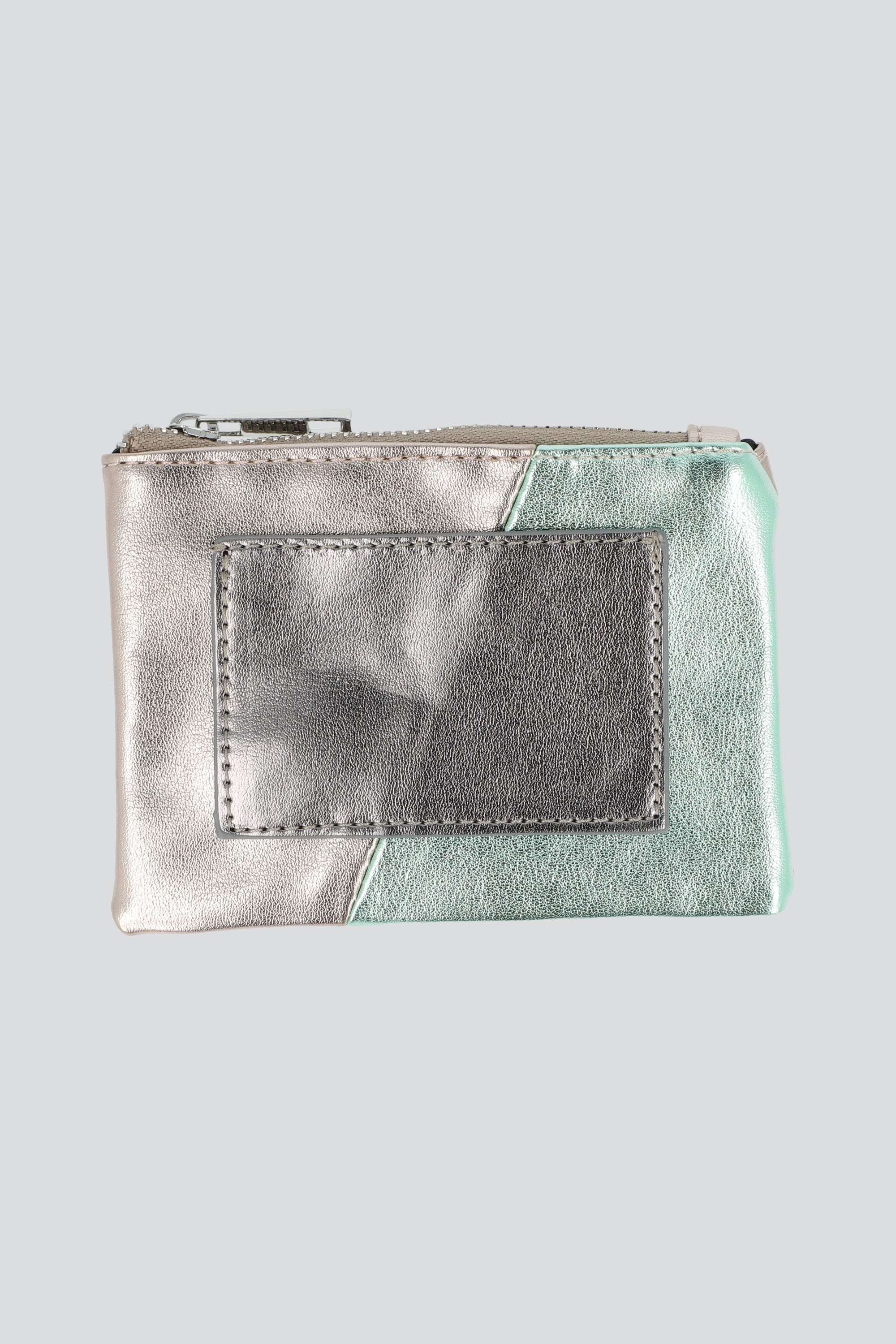Cartera metalica multicolor