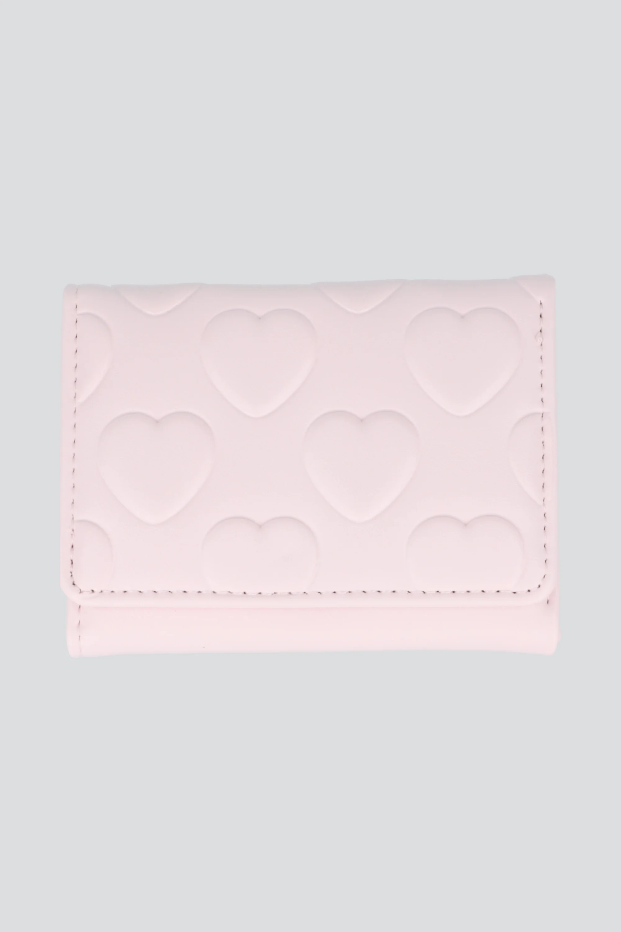 Cartera PU textura corazones