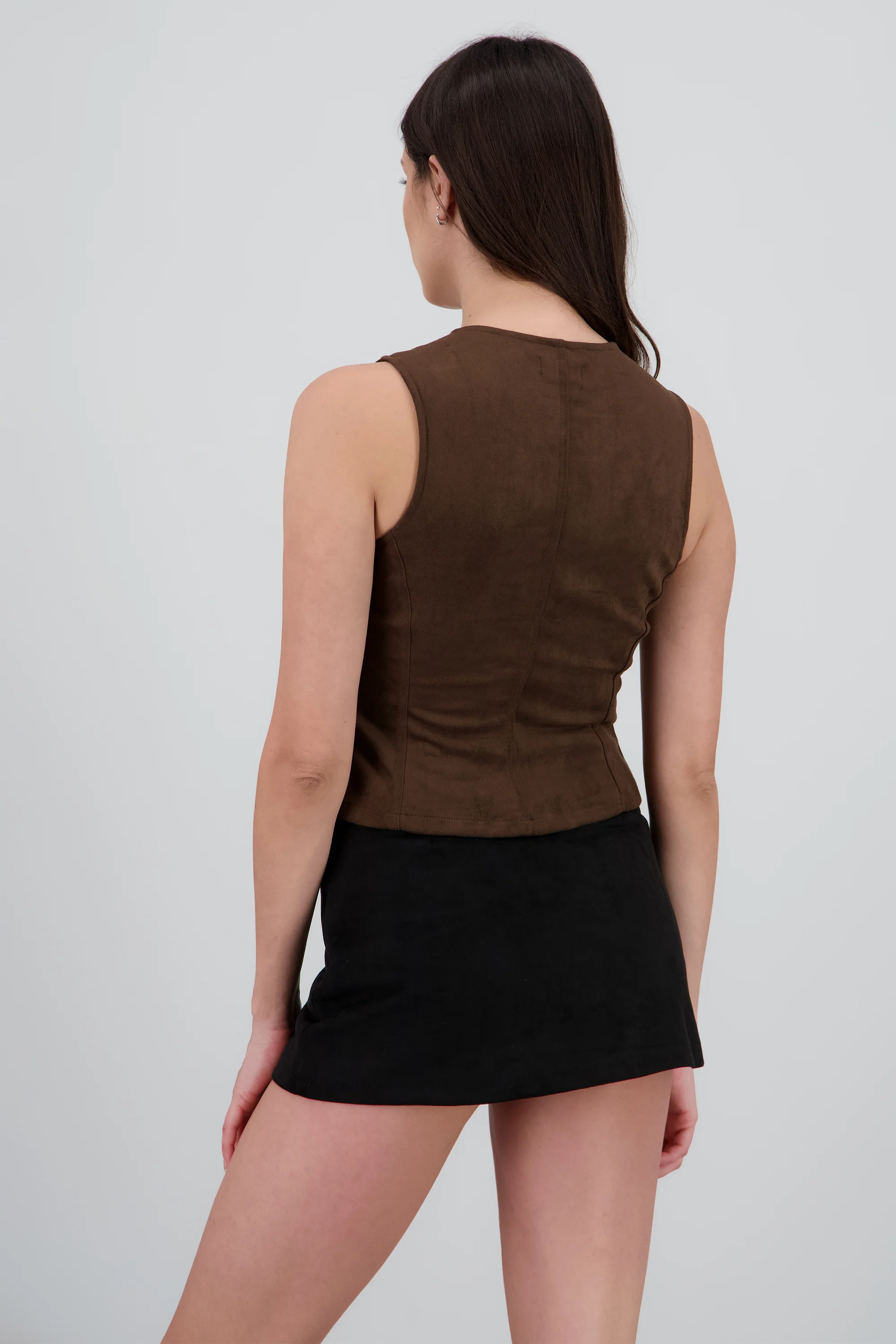 Chaleco botones suede - Image 4
