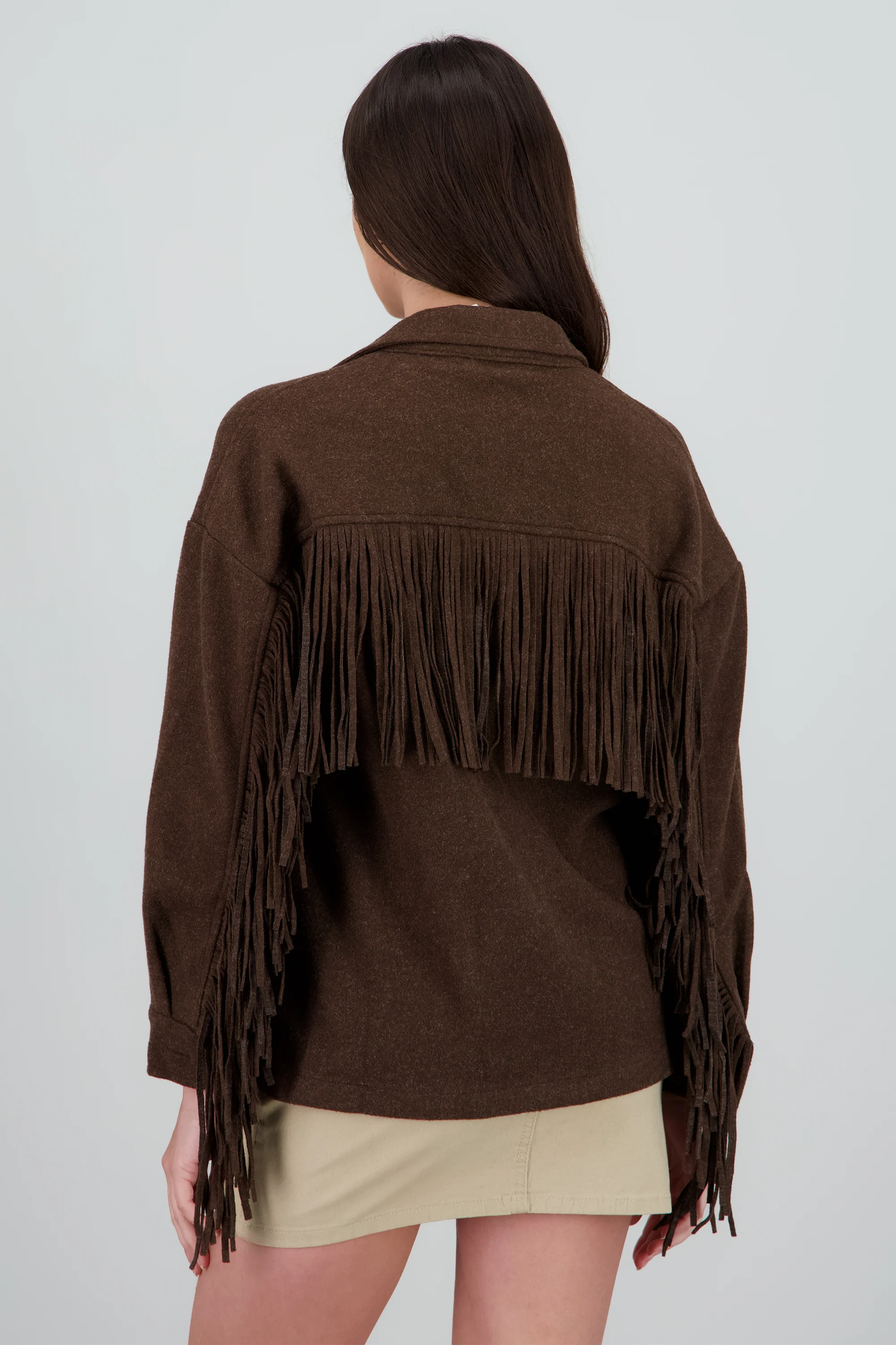 CHAMARRA DETALLE FRINGE - Image 4