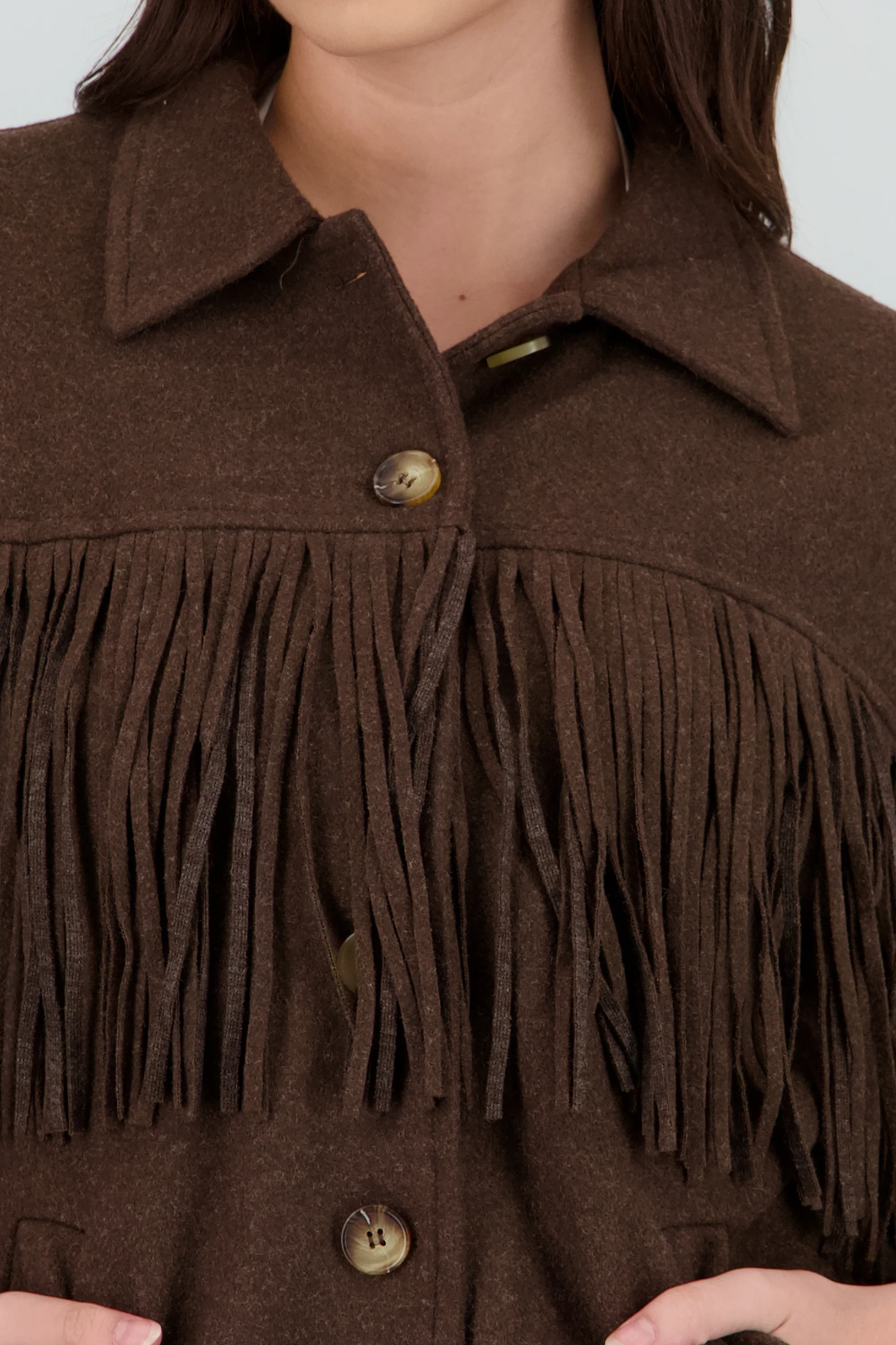 CHAMARRA DETALLE FRINGE - Image 5