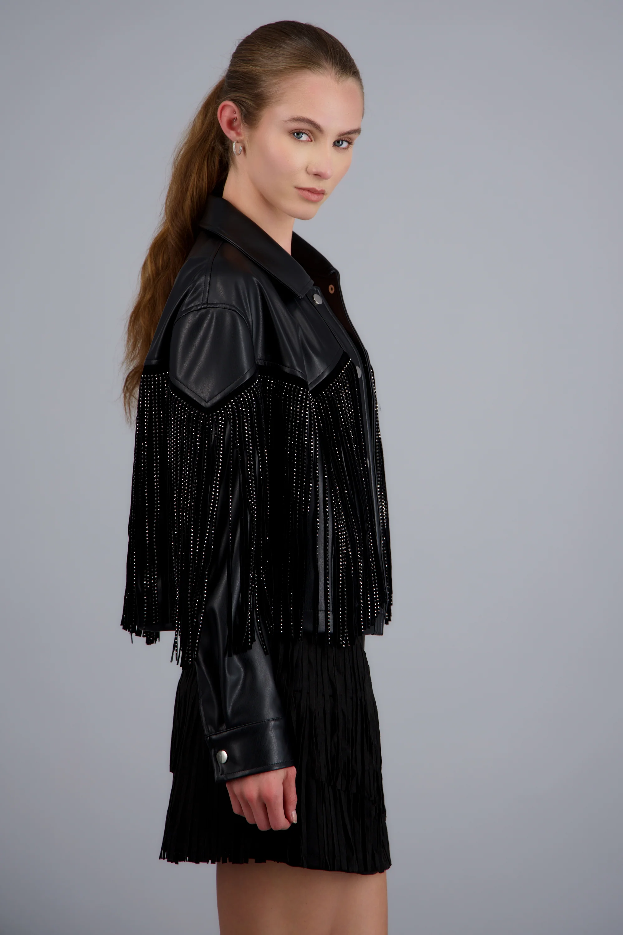 Chamarra Fringe Brillos - Image 3