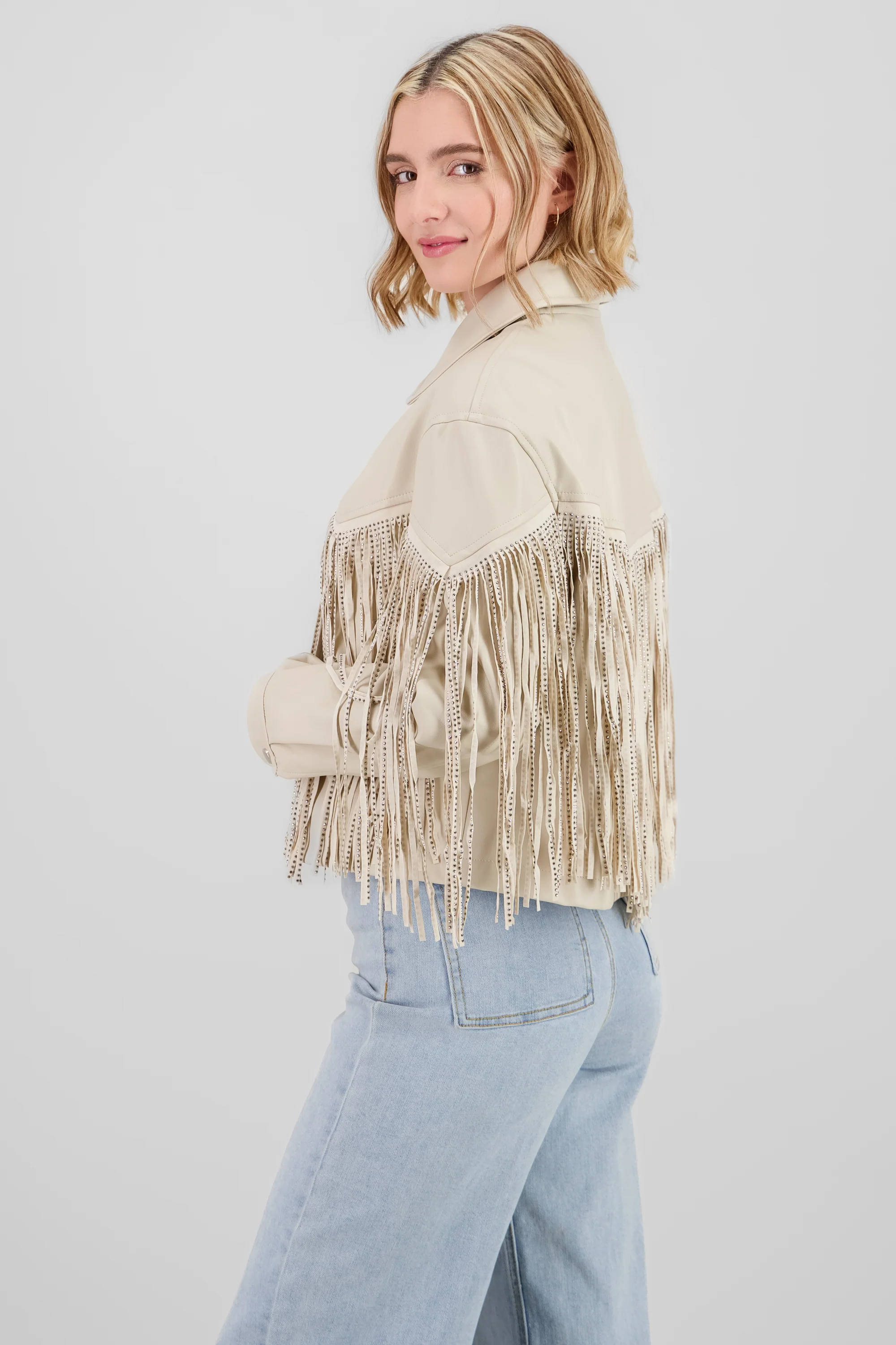 Chamarra Fringe Brillos - Image 3