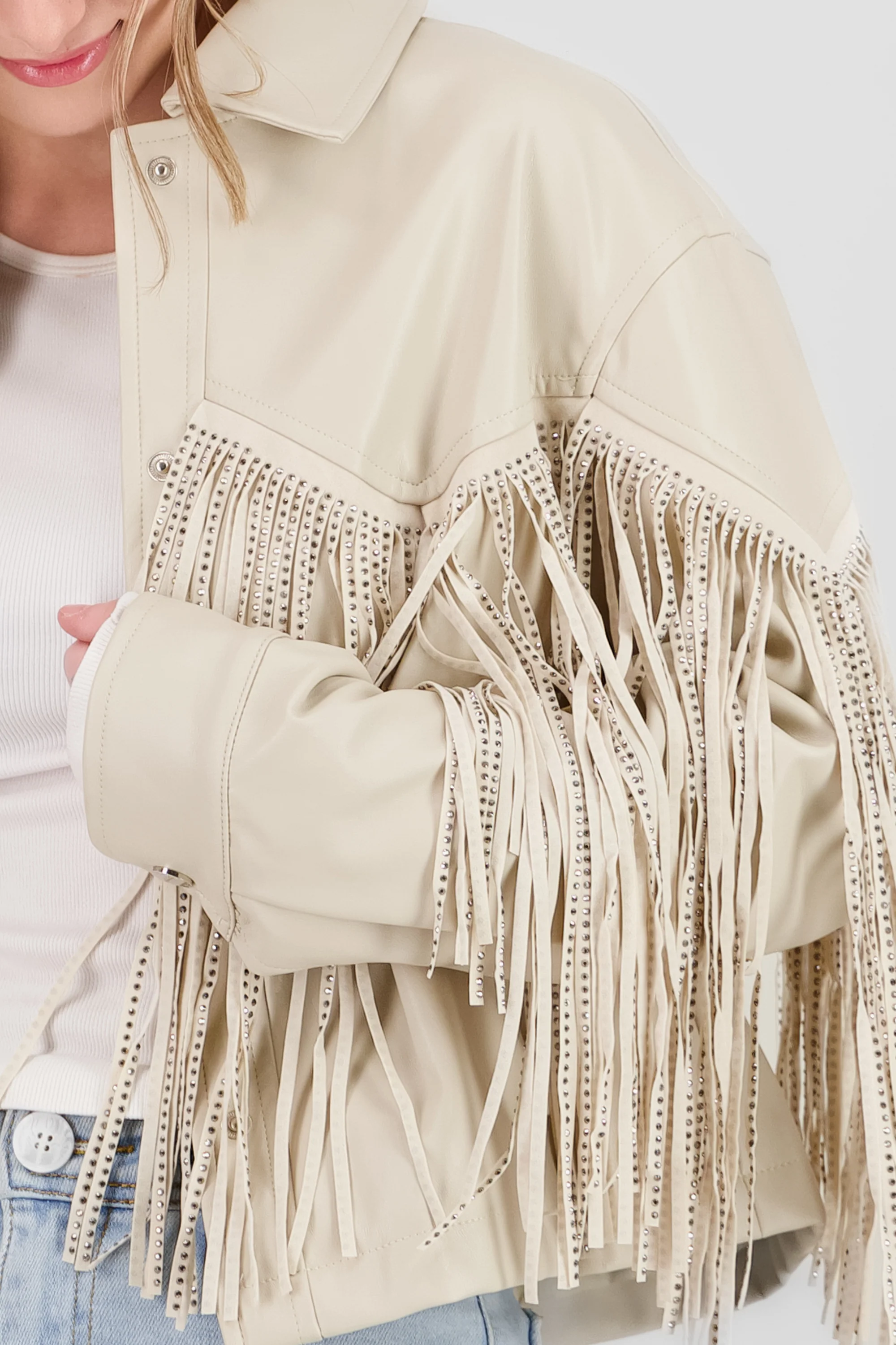 Chamarra Fringe Brillos - Image 5