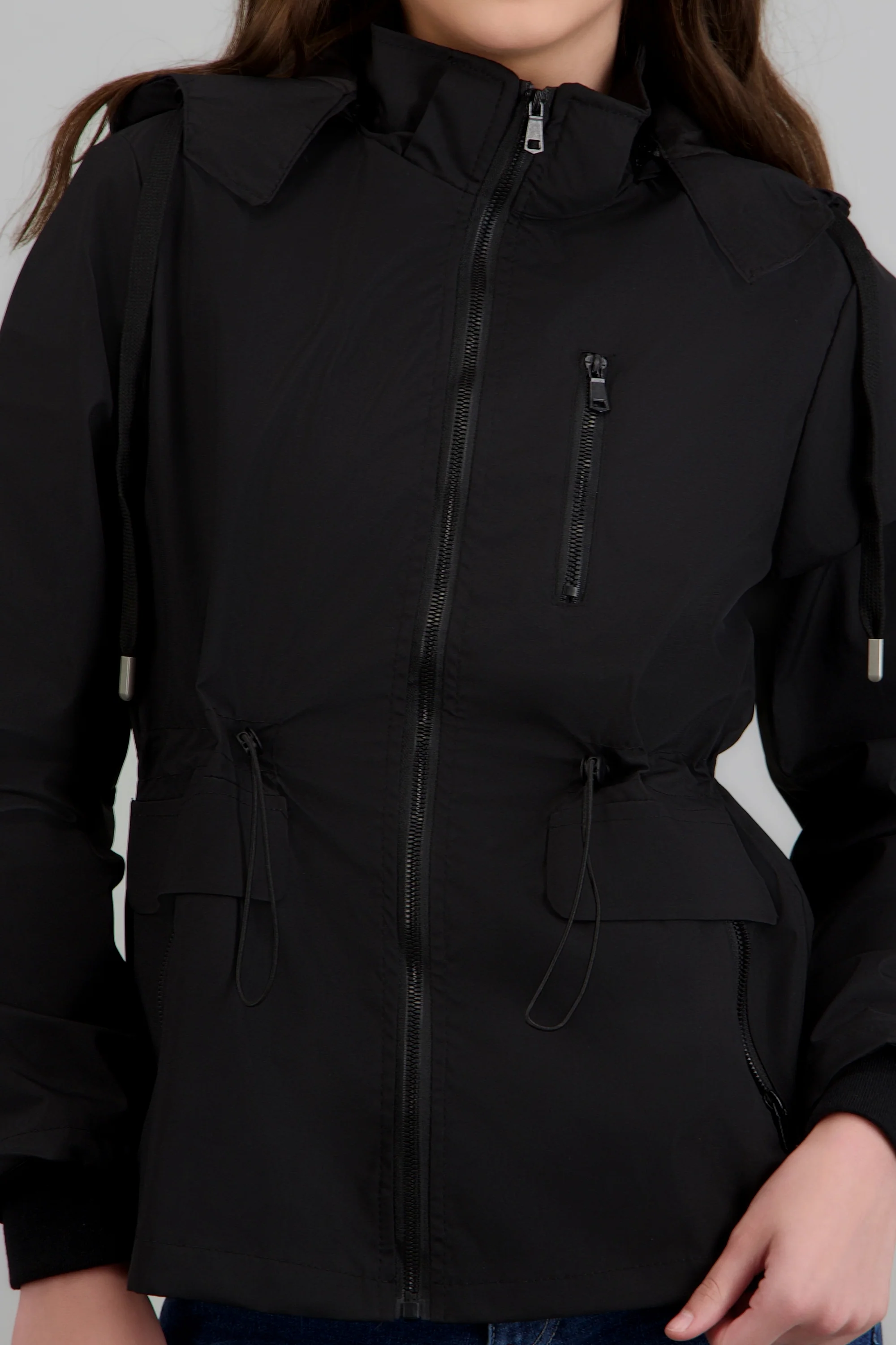 Chamarra ligera capucha impermeable - Image 5
