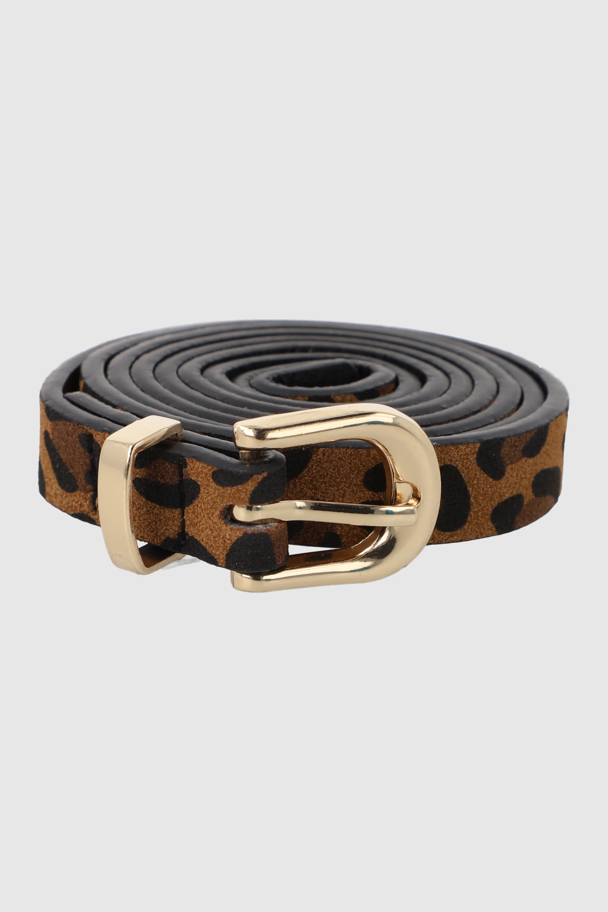 Cinturon leopardo print