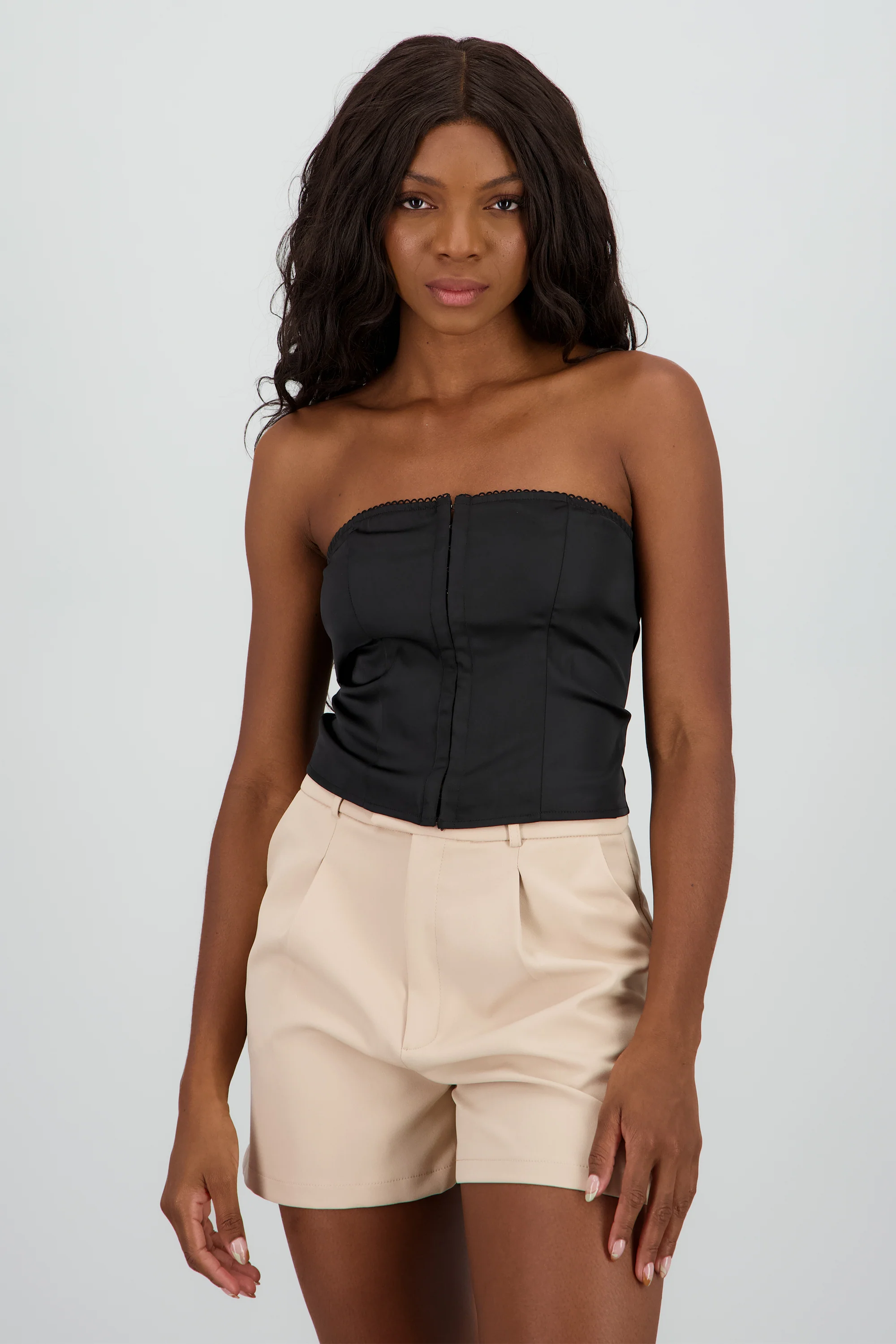 Corset detalle broches al frente