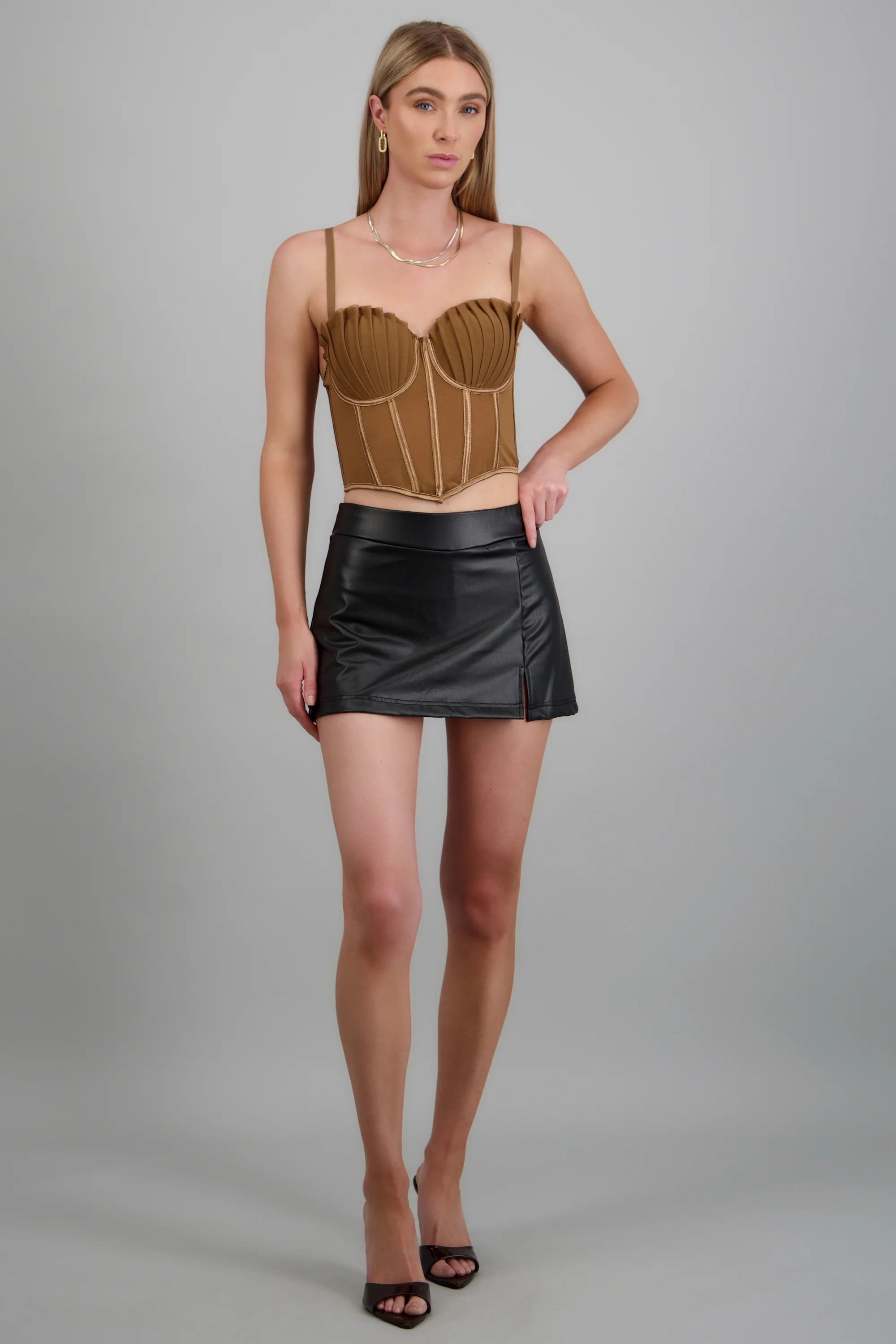 Corset varillas det plisado copas - Image 2