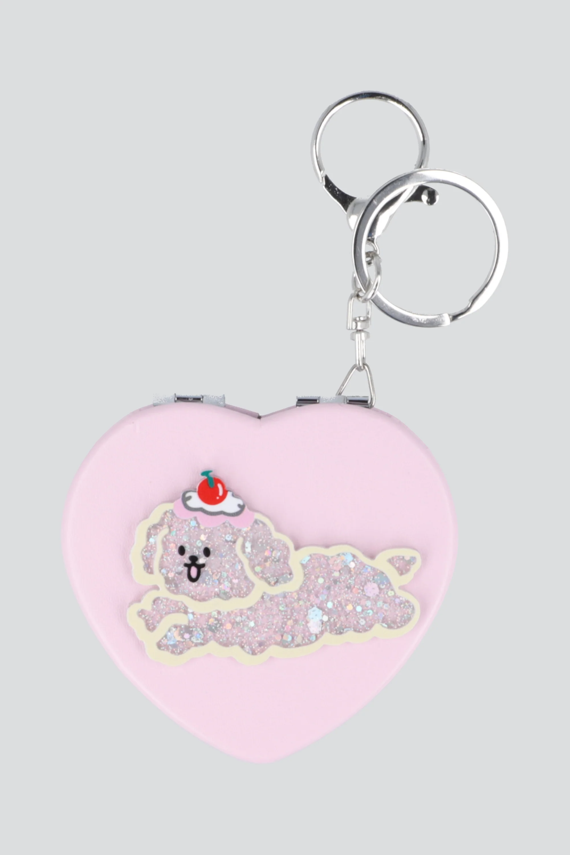 Espejo corazon perrito