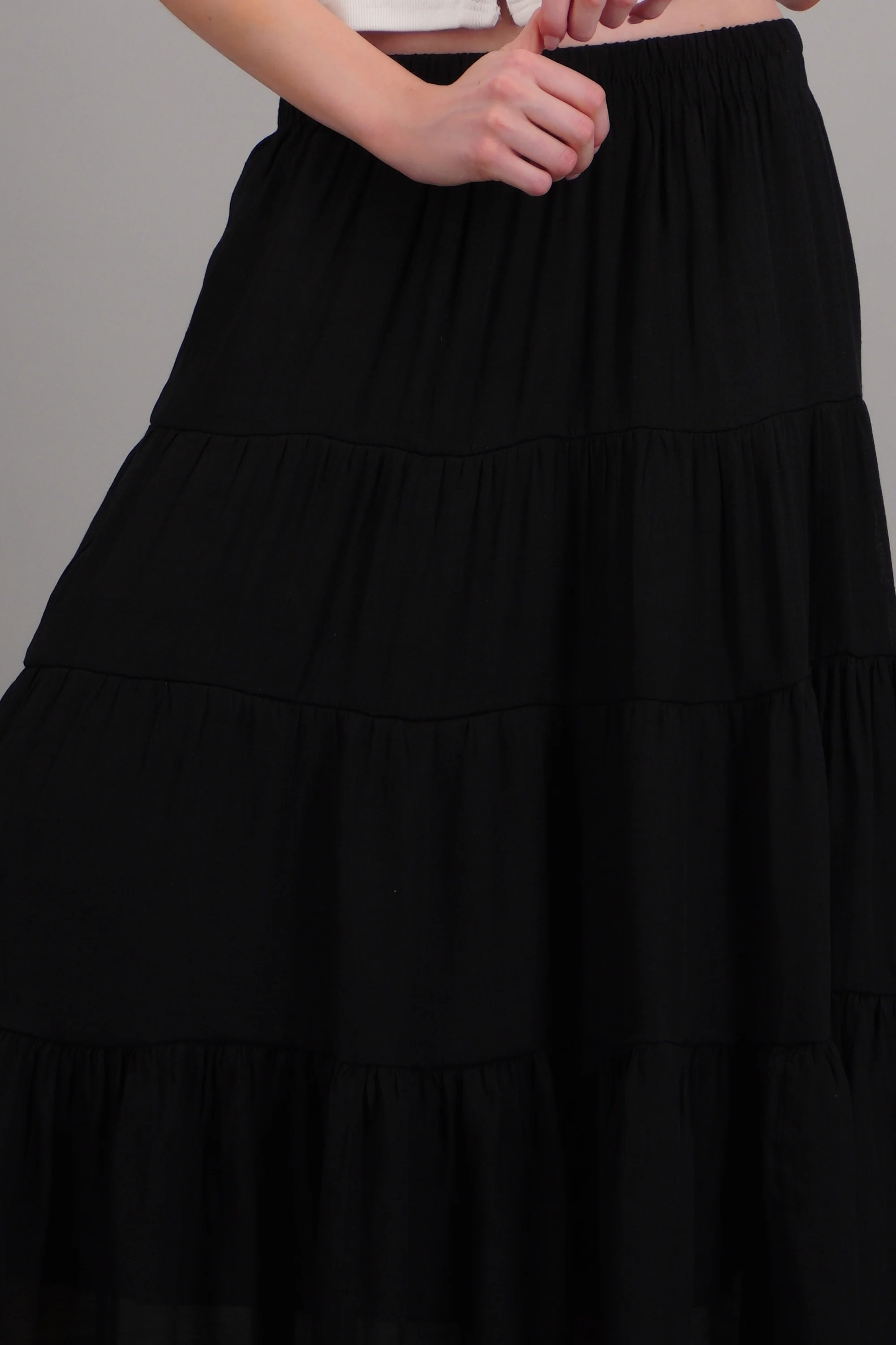 Falda larga de niveles - Image 5