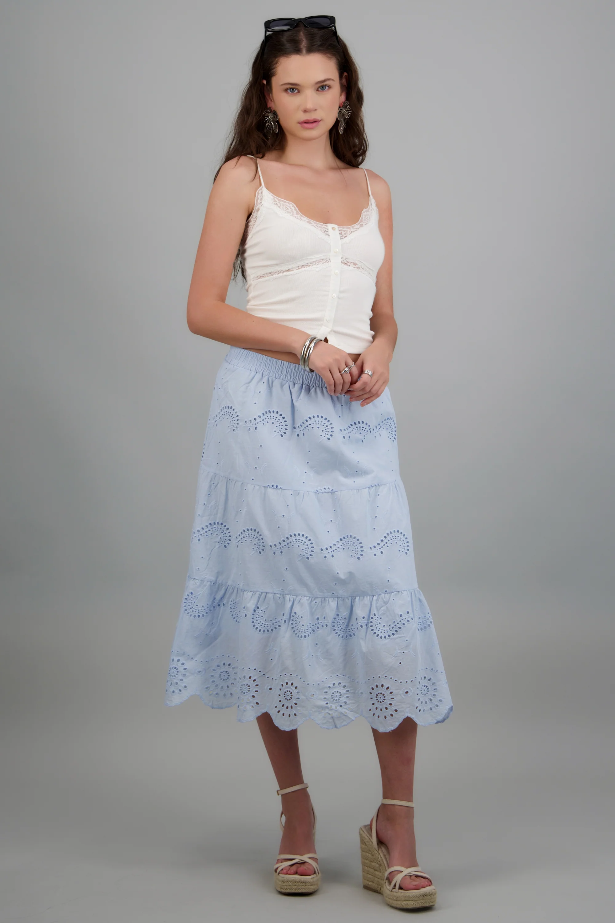 Falda maxi eyelet - Image 3