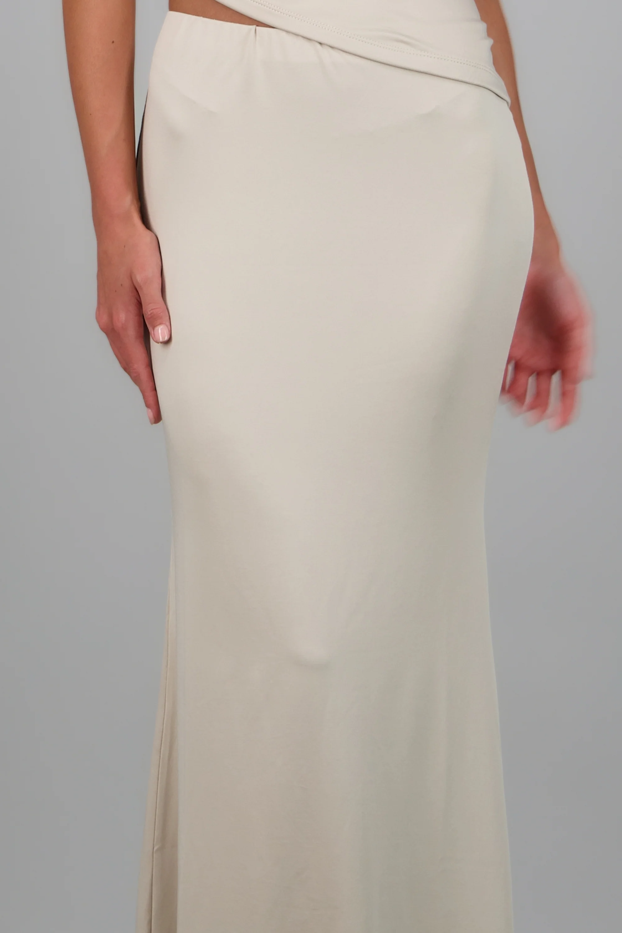 Falda maxi lisa - Image 5