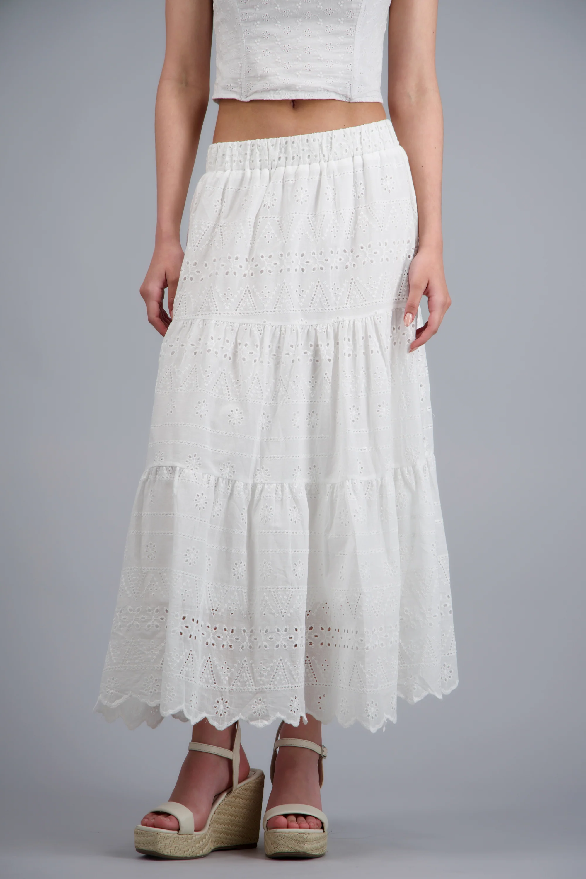 Falda maxi olanes det eyelet - Image 2