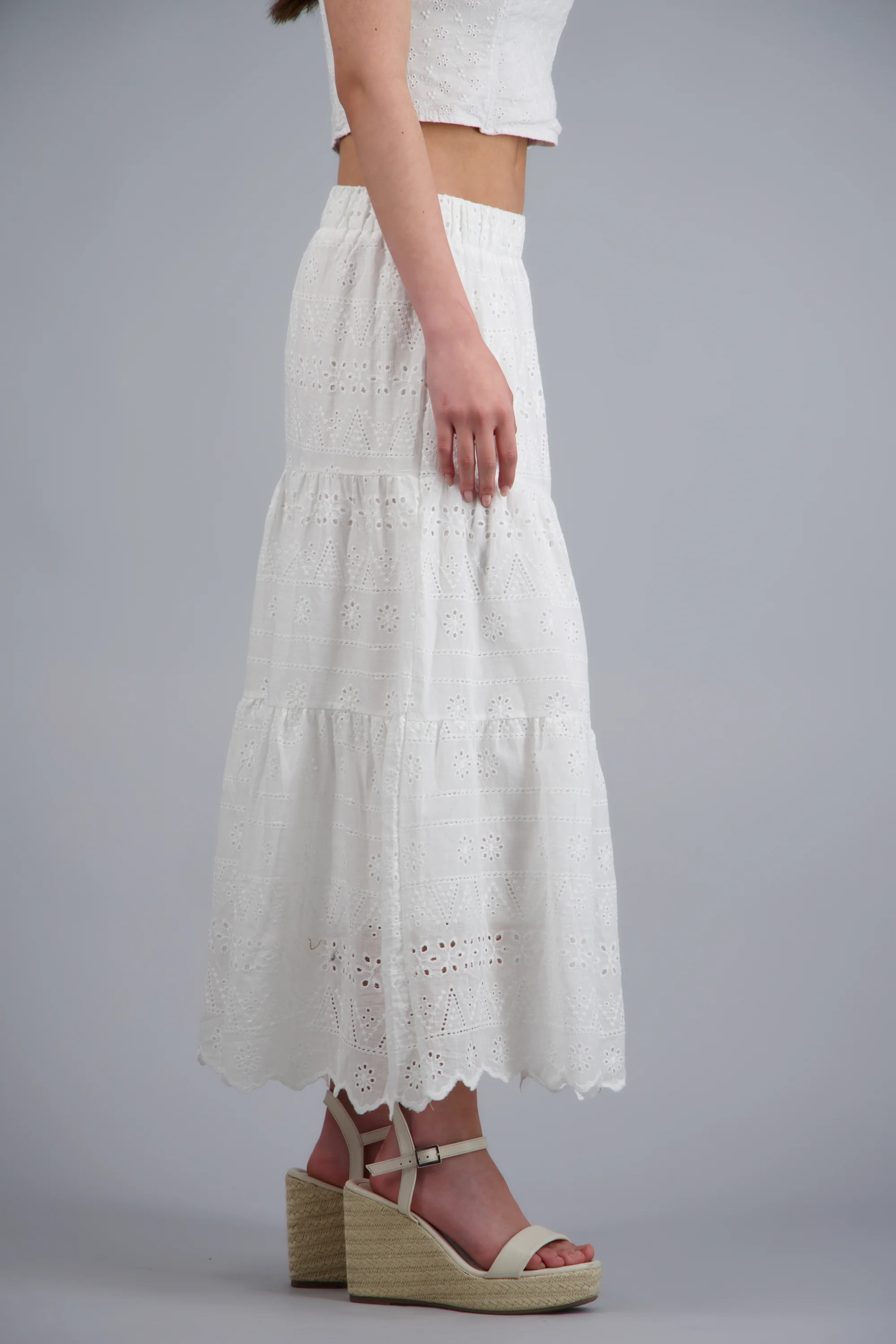 Falda maxi olanes det eyelet - Image 3