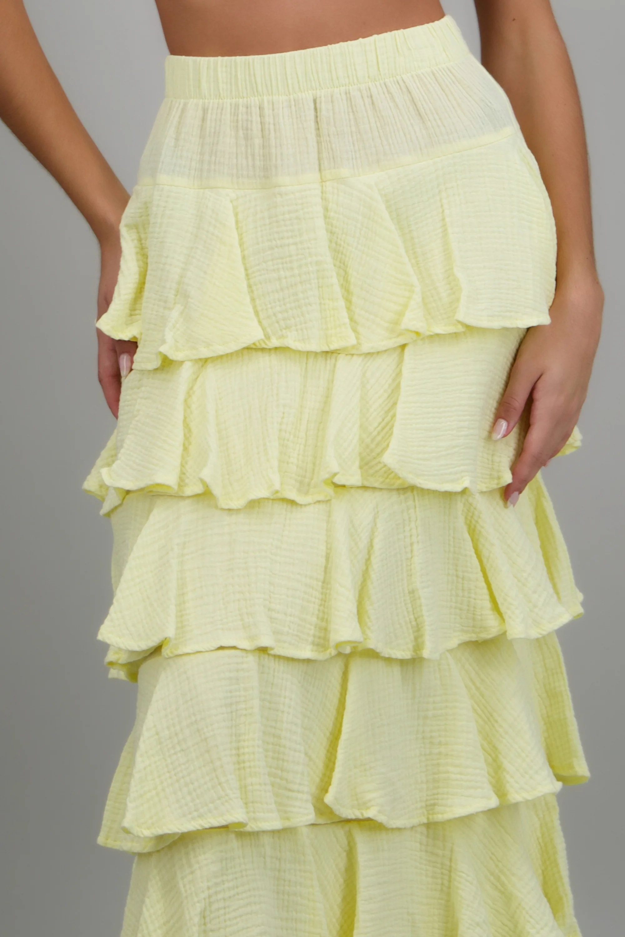 Falda maxi olanes ligera - Image 6