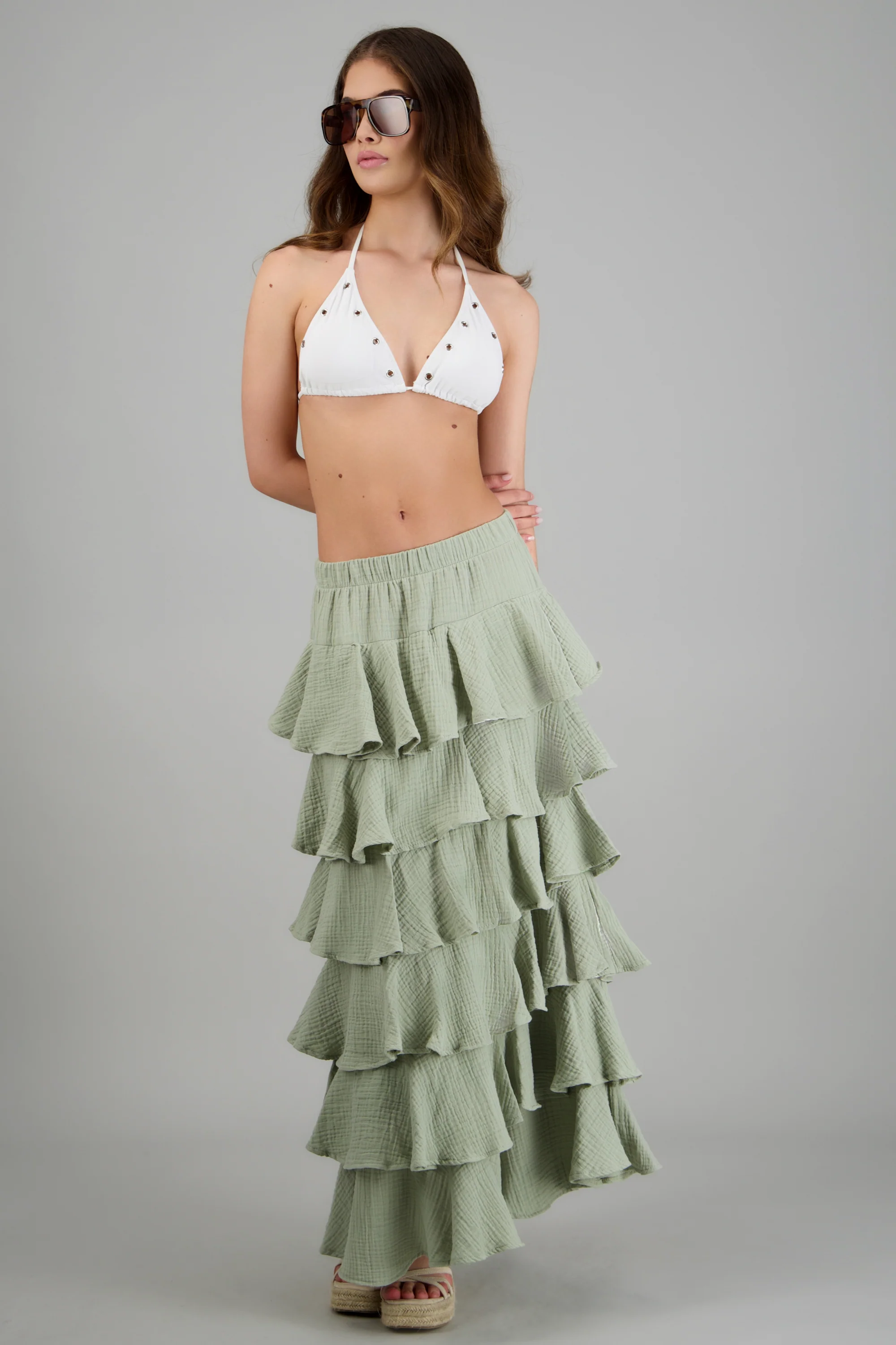 Falda maxi olanes ligera - Image 3