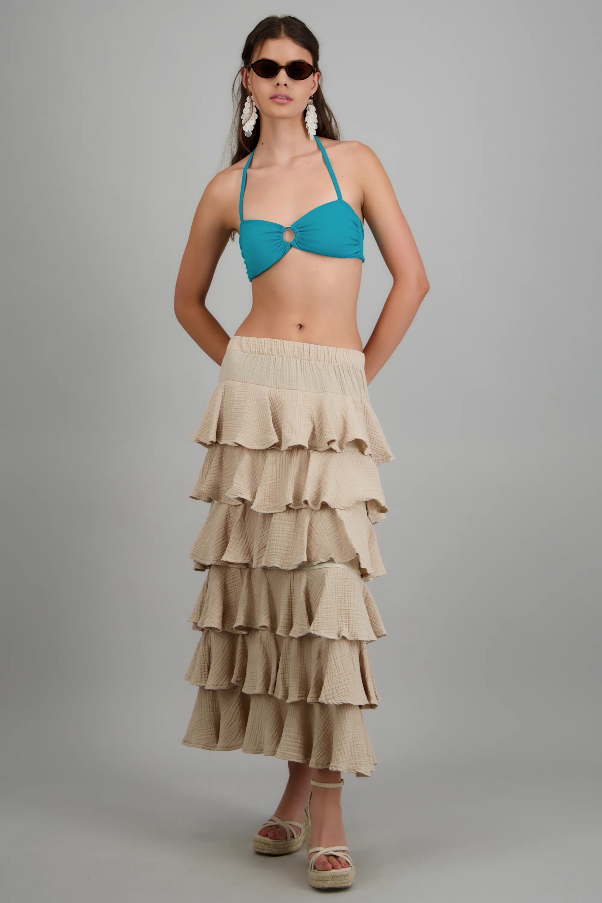 Falda maxi olanes ligera - Image 3