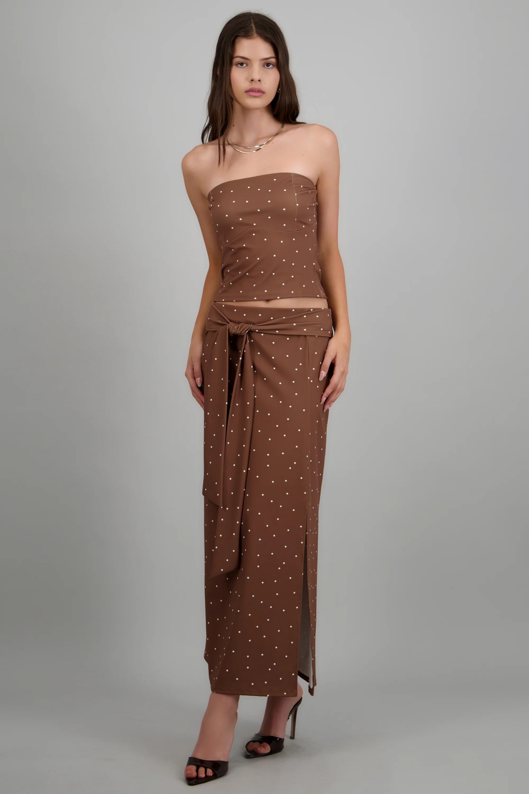 Falda maxi polkas - Image 3