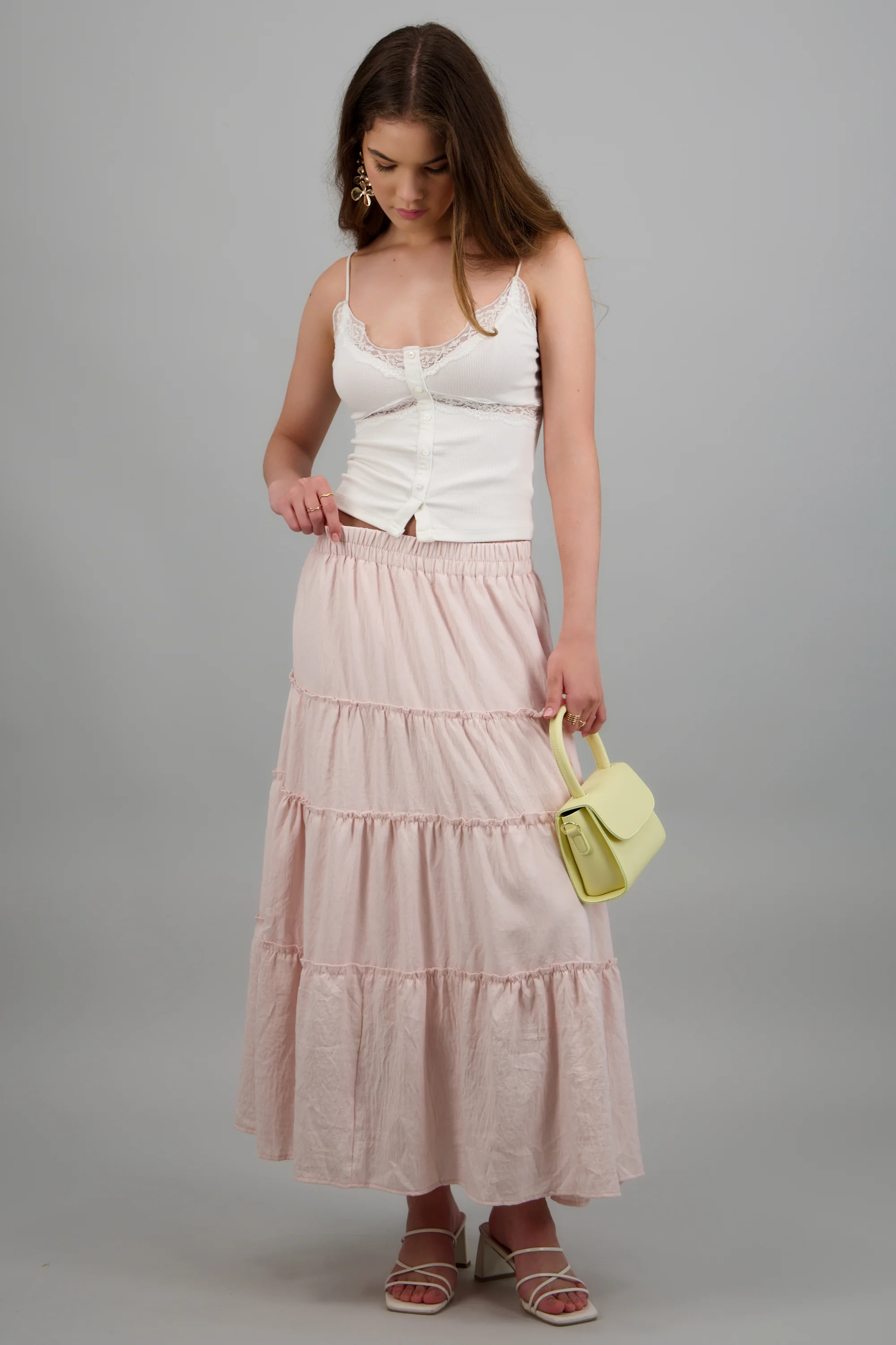 Falda midi 4 niveles - Image 2