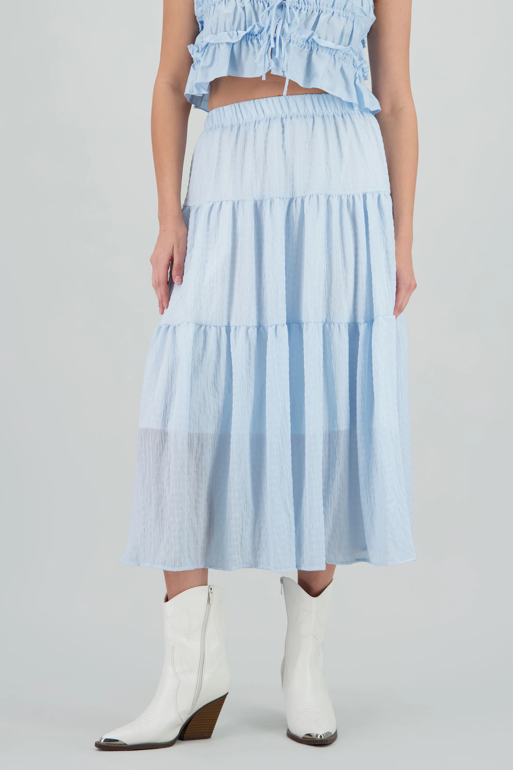 Falda midi textura - Image 2