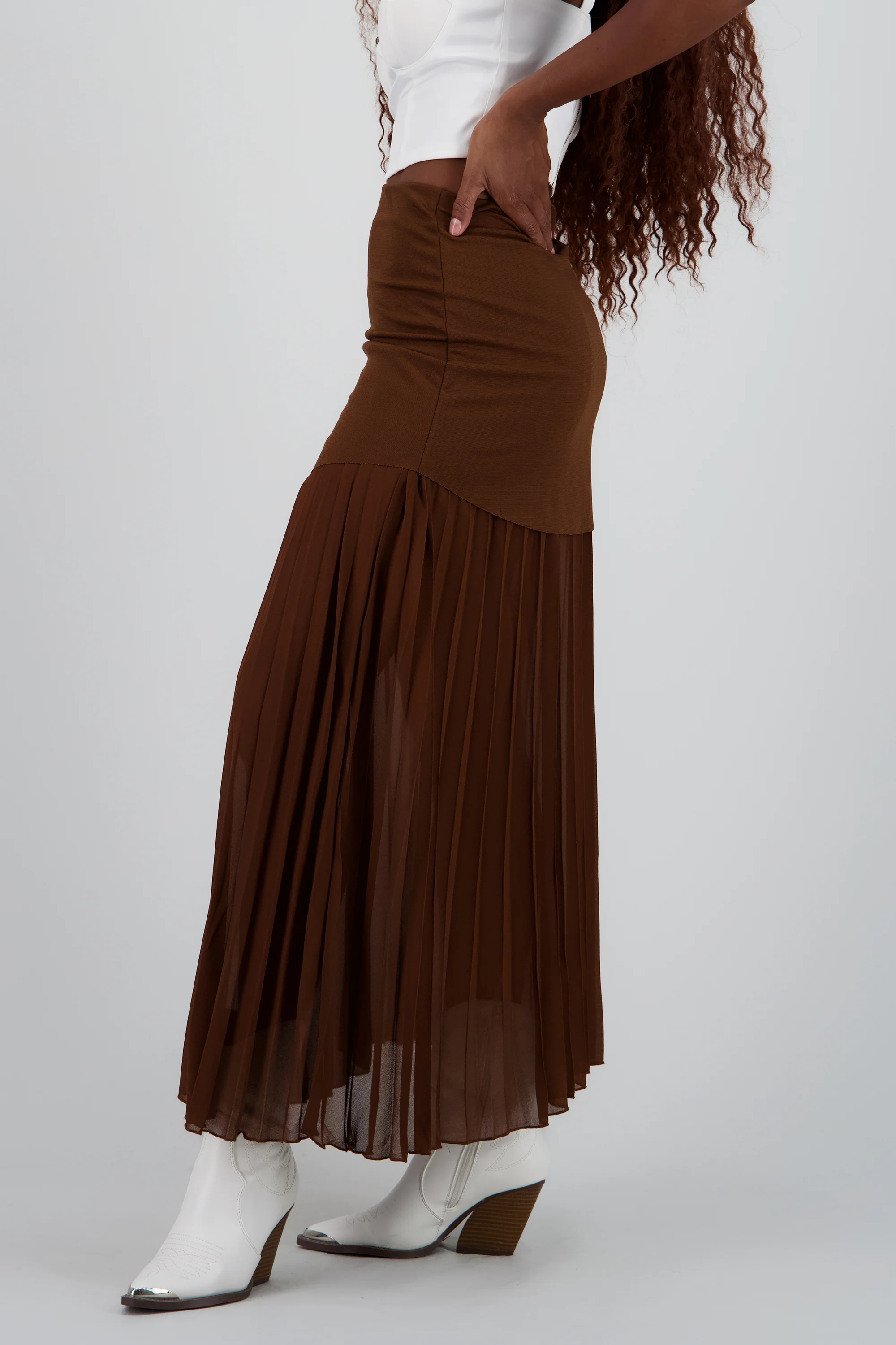 Falda midi transparencia - Image 3