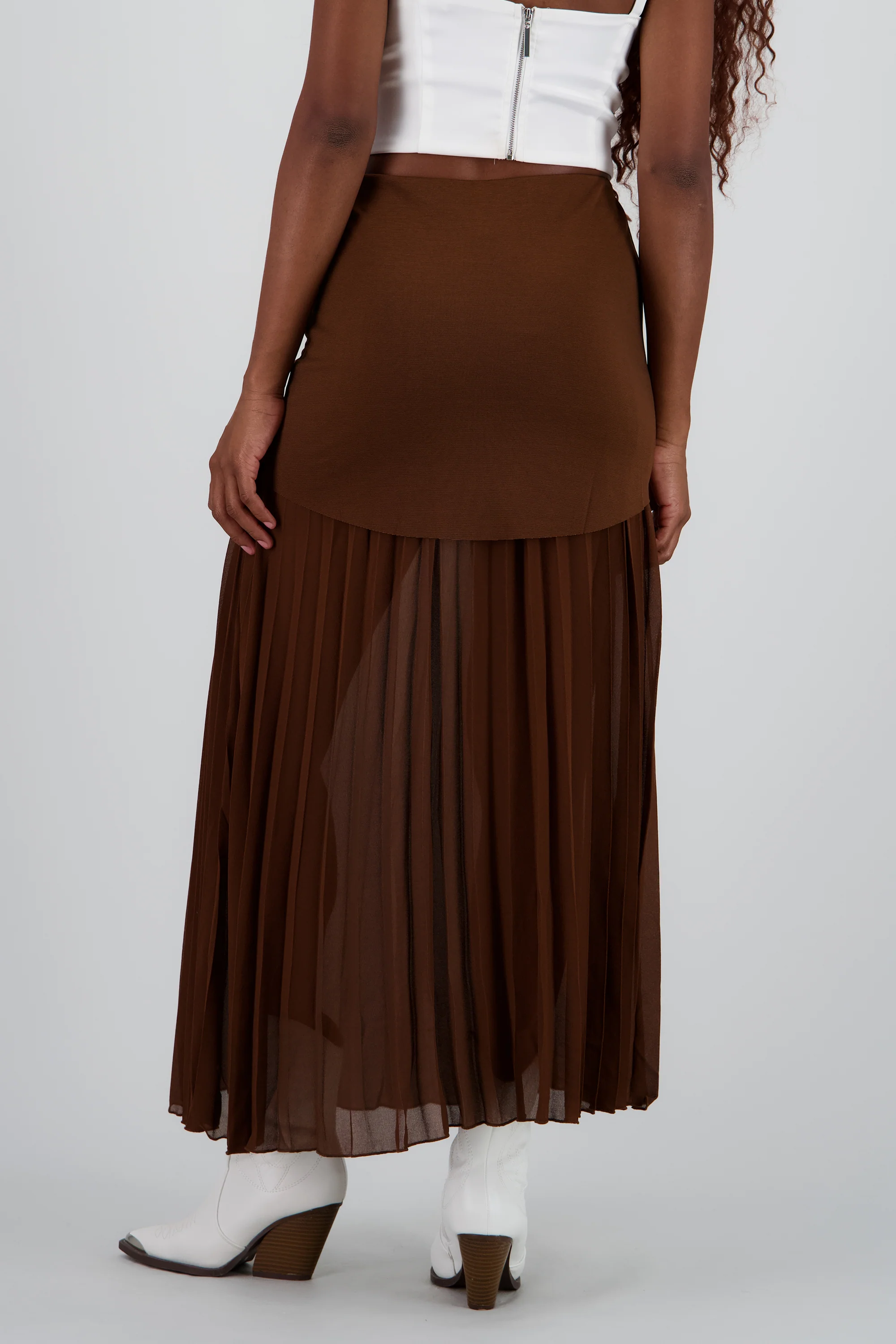 Falda midi transparencia - Image 4