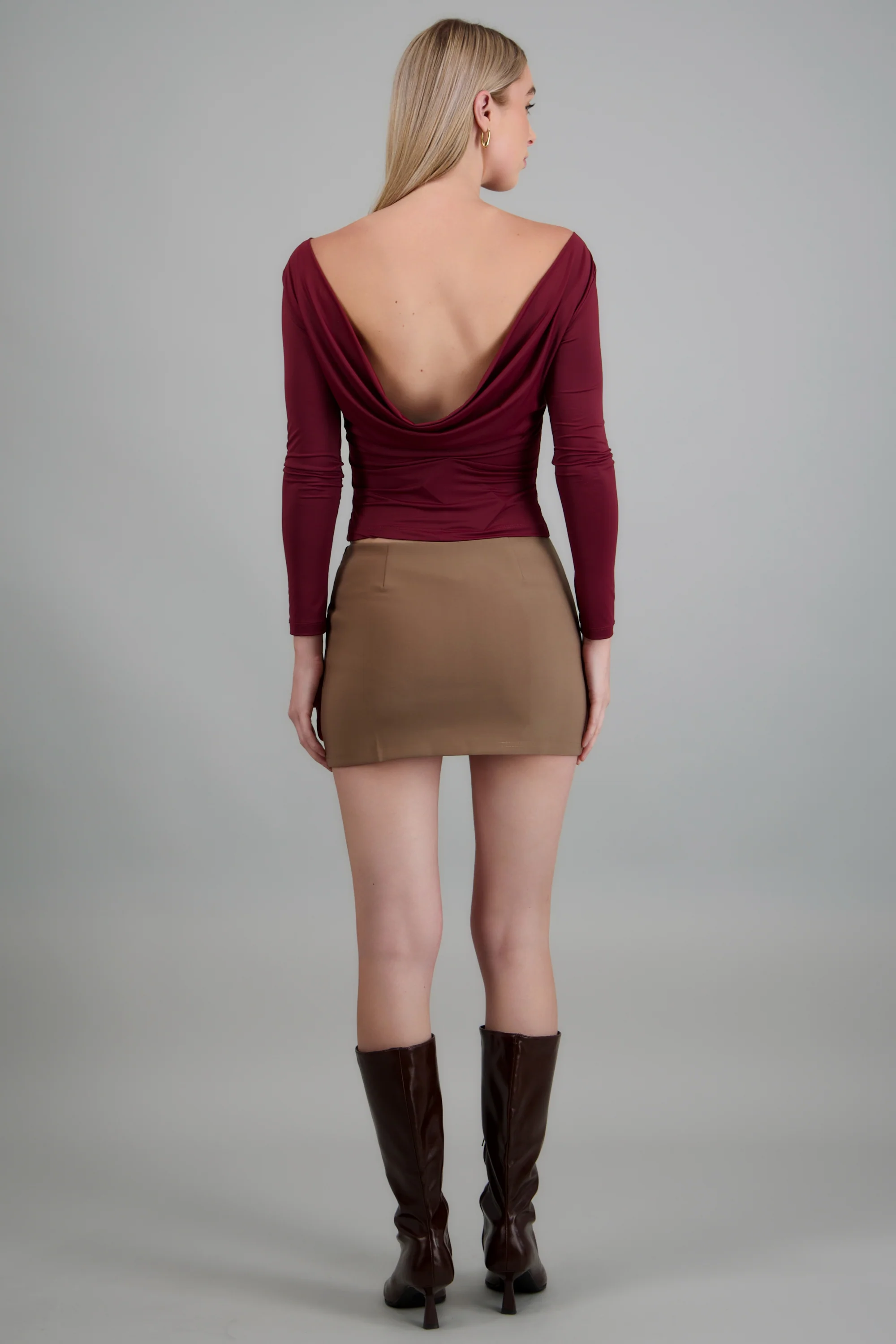 Falda mini lisa - Image 4