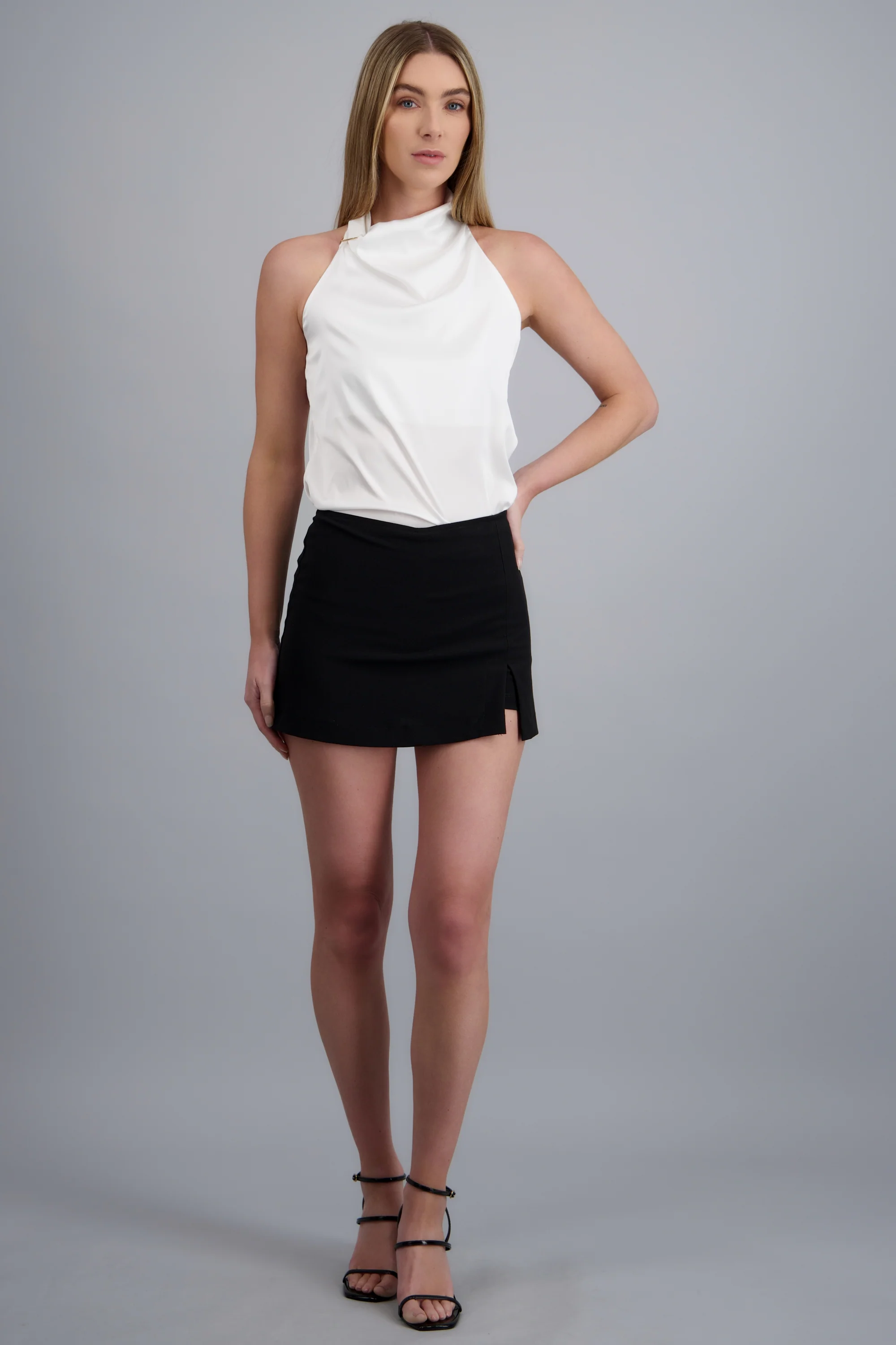 Falda mini lisa - Image 3