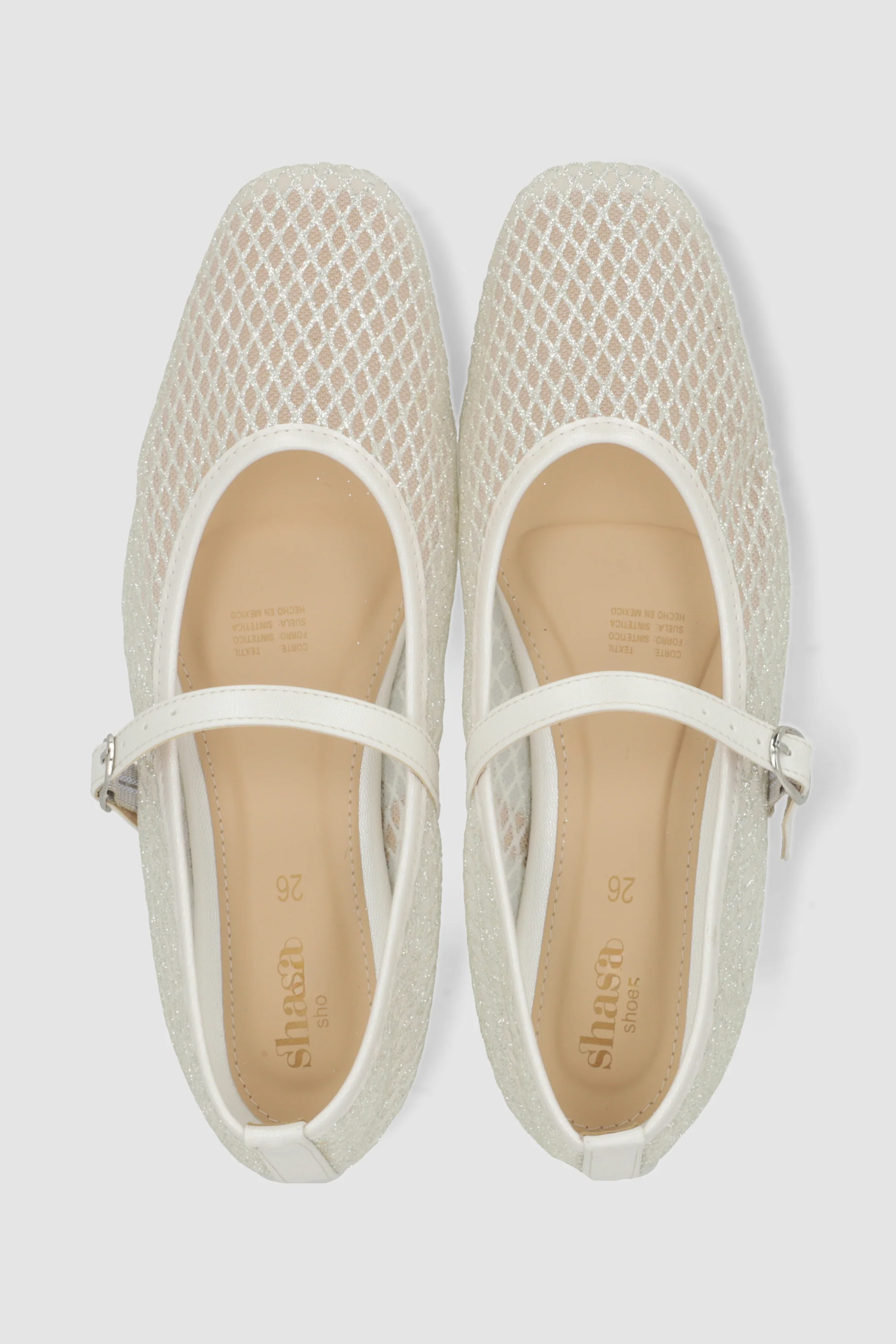 Flat malla brillos mary jane - Image 3