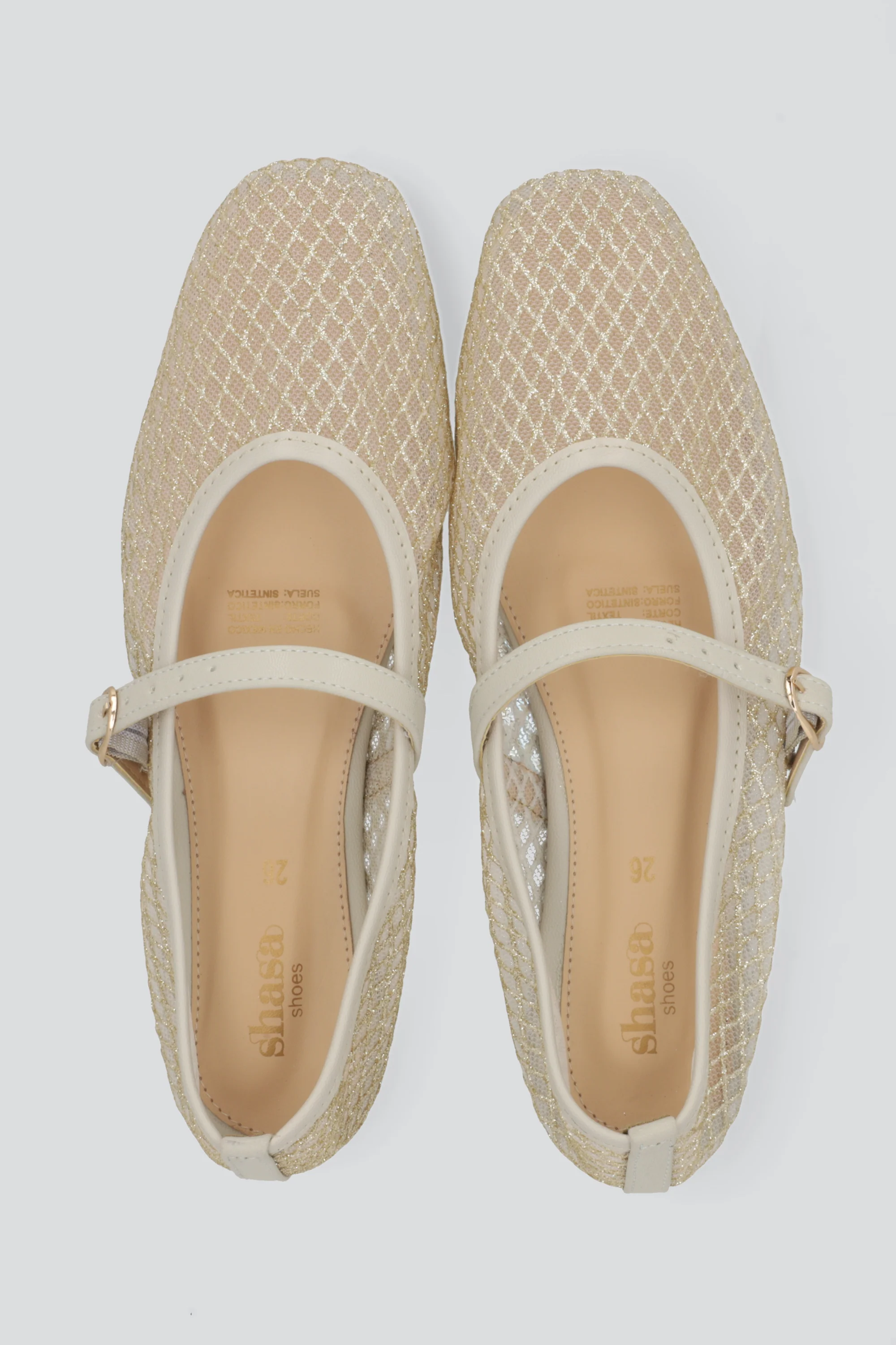 Flat malla brillos mary jane - Image 3