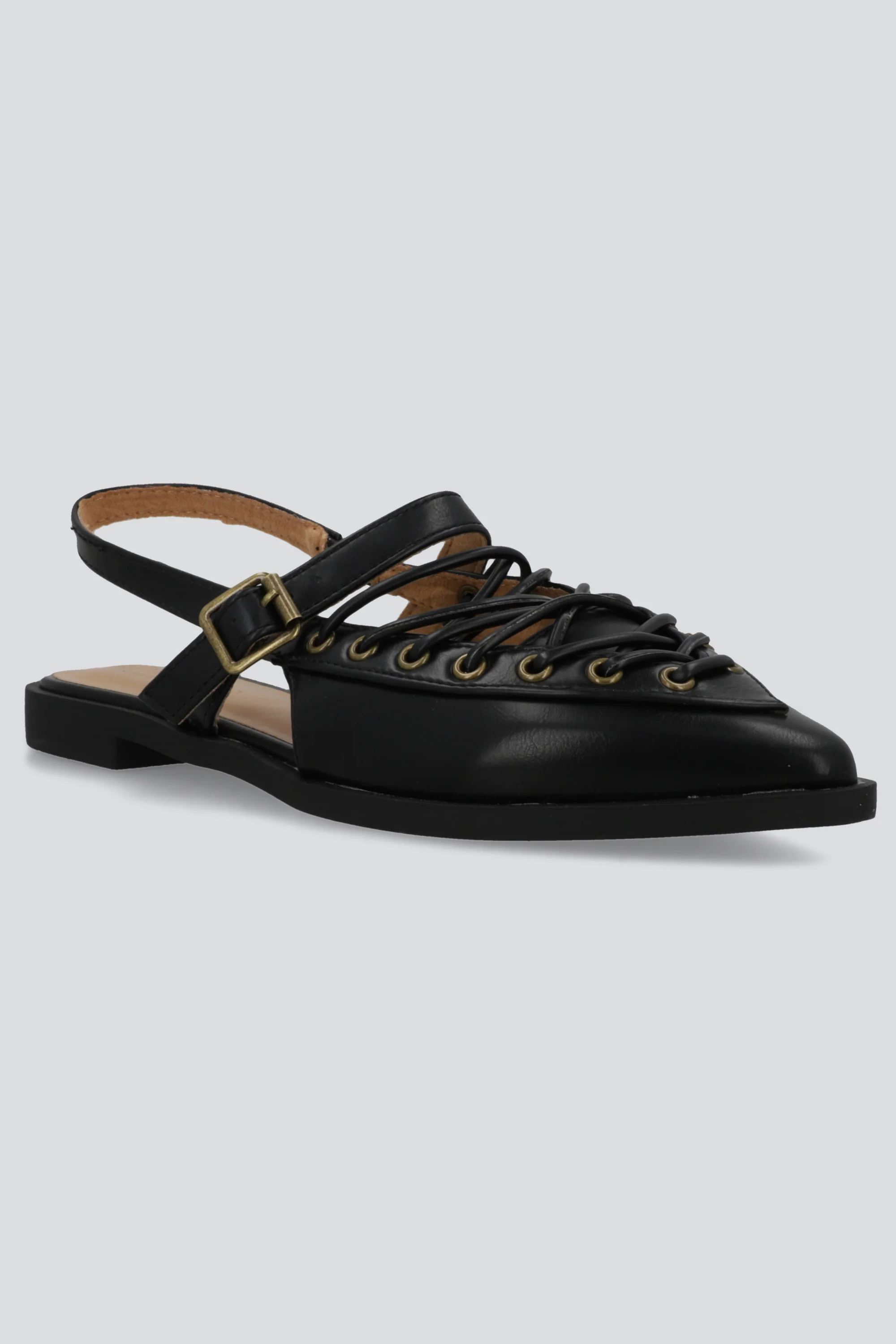 Flat puntal lace slingback - Image 4