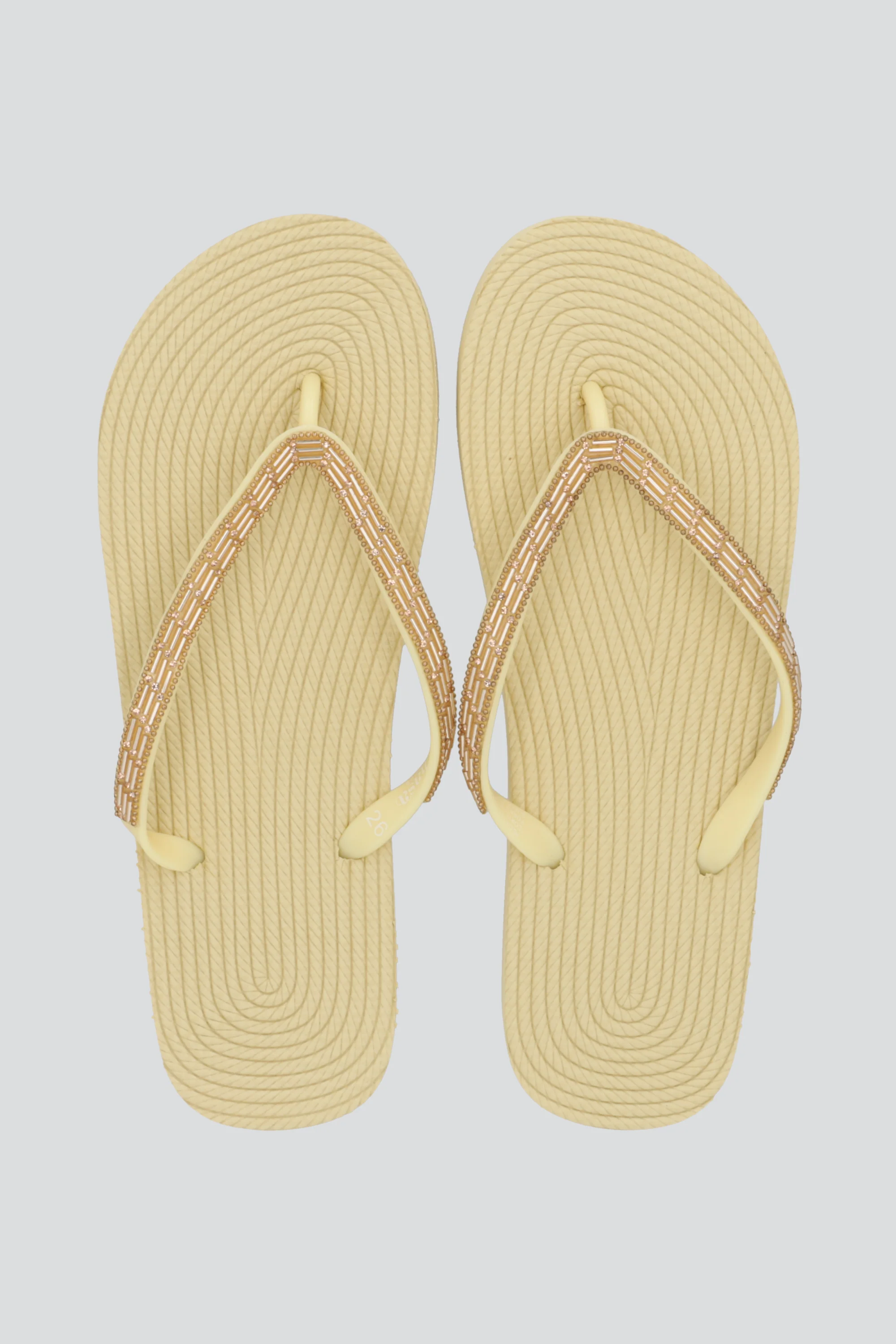 Flip flop chinela brillos largos