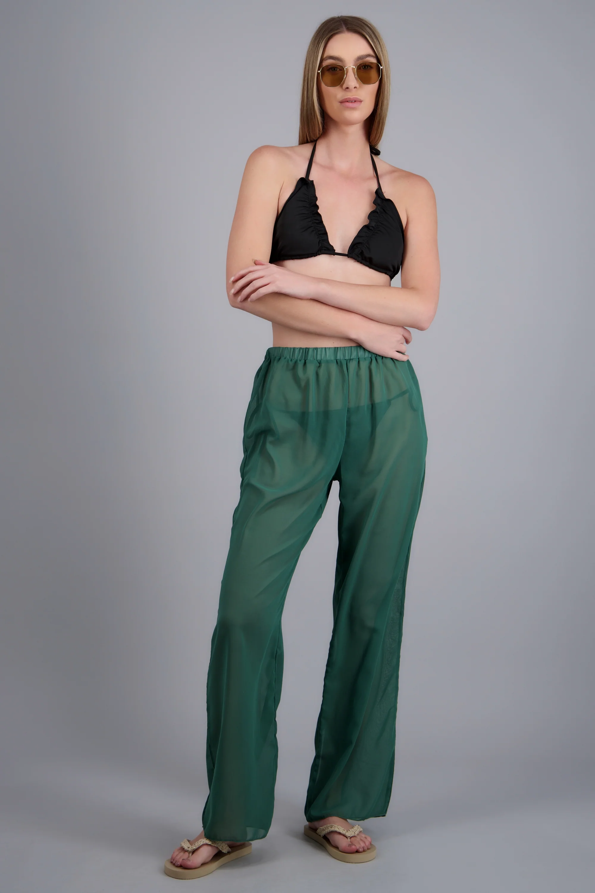 Flip Flop Chinela Brillos Tejido - Image 5