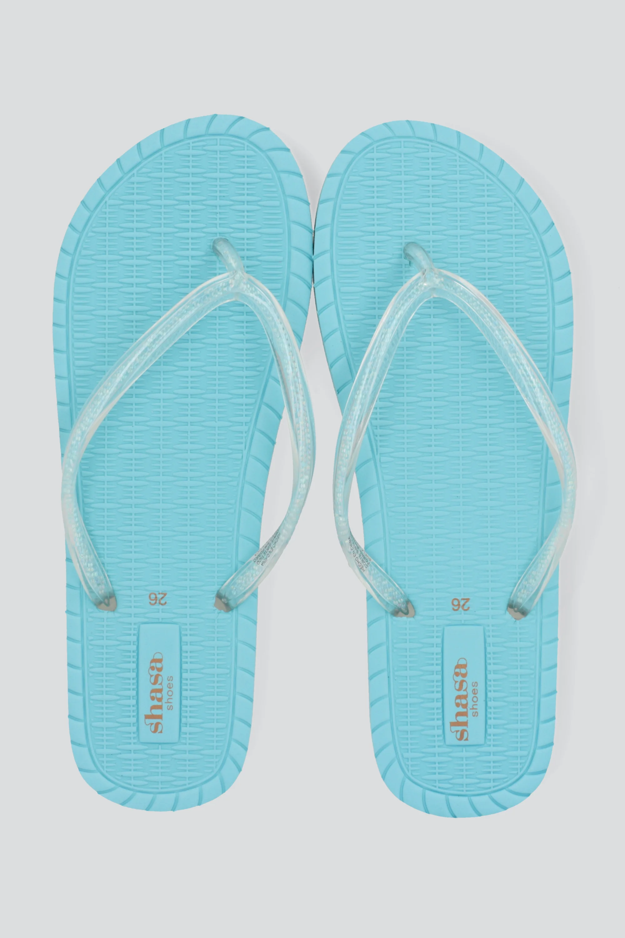 Flip flop chinela cuentas encapsuladas