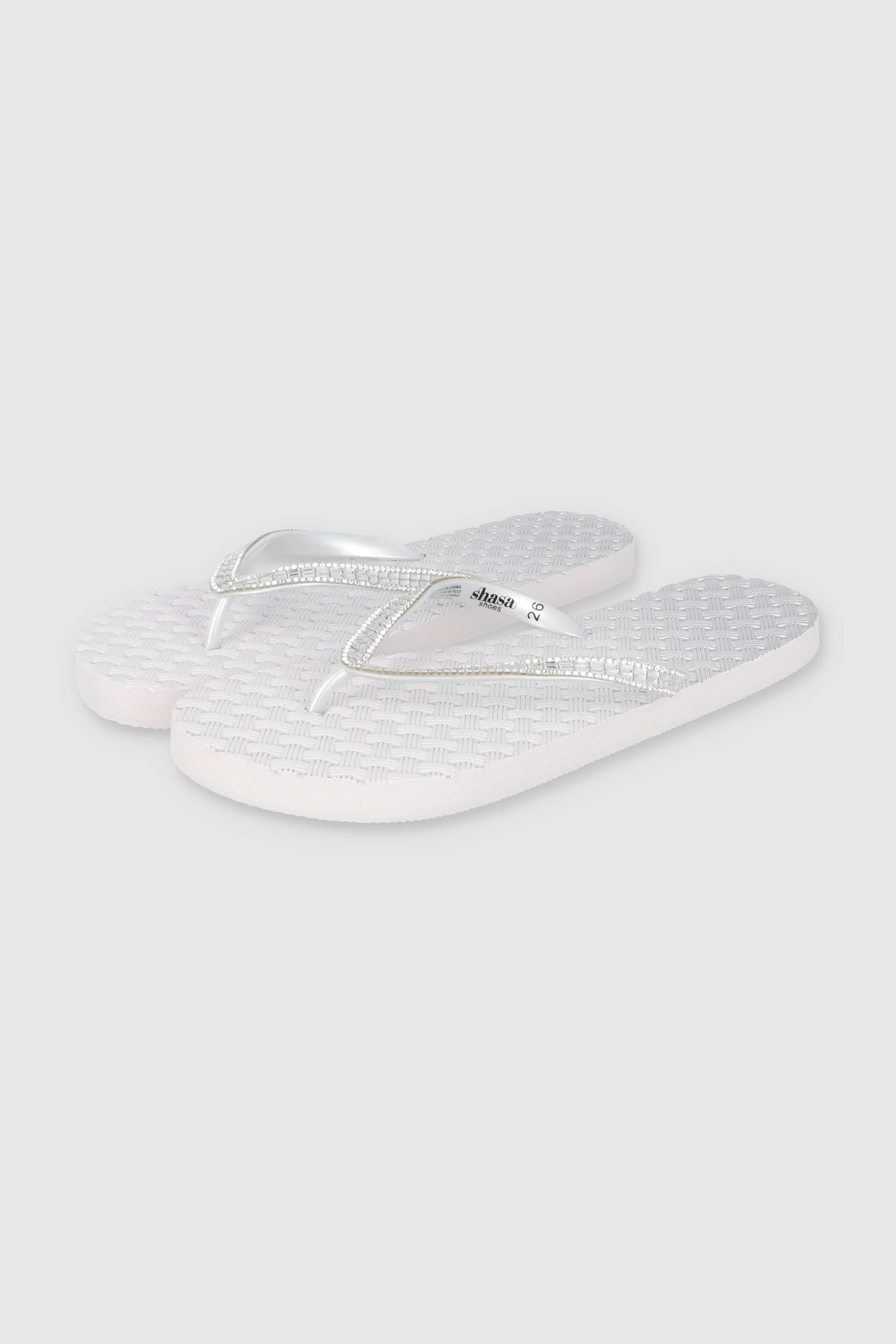 Flip Flops Textura Canasta Chinela Brillos - Image 3