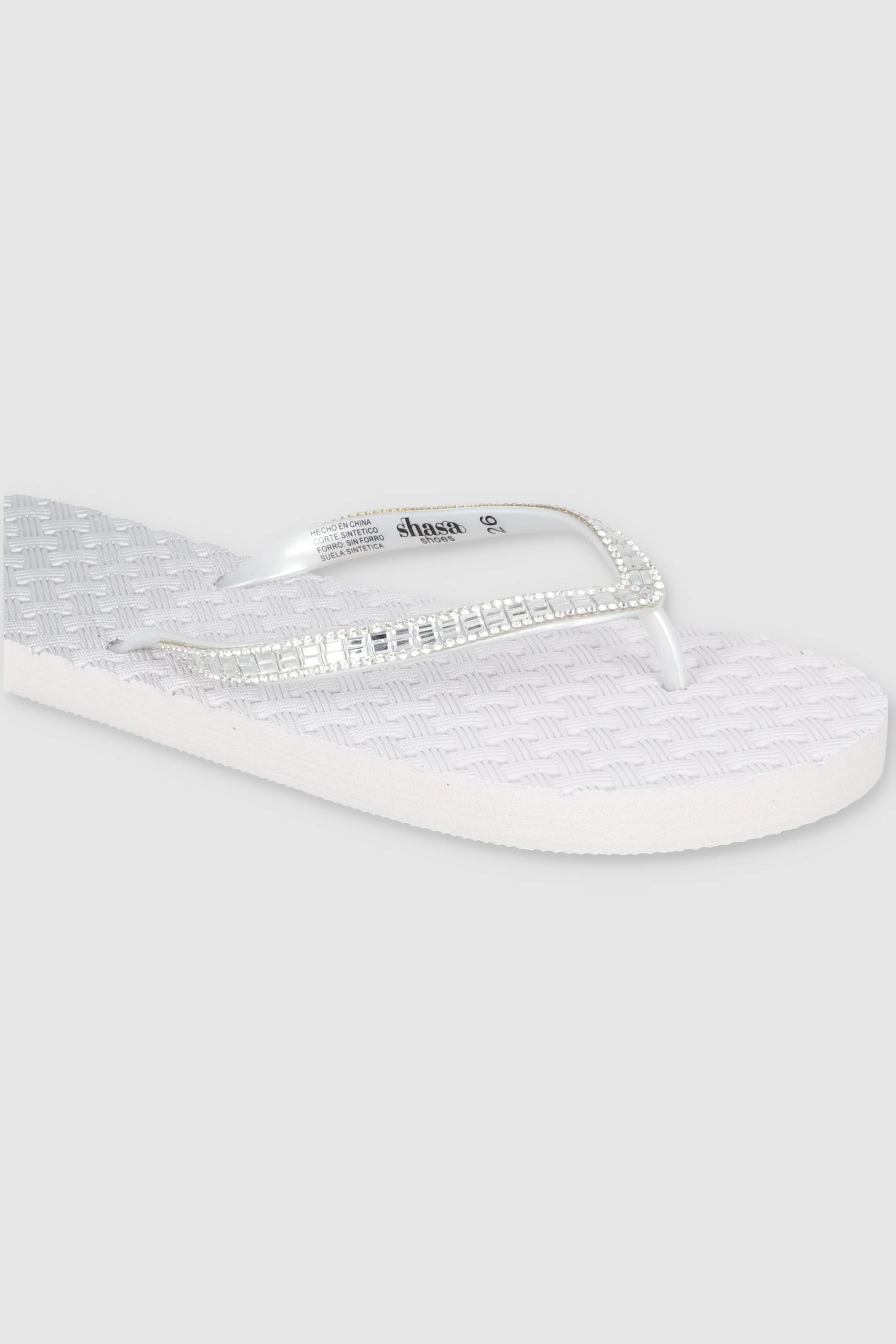 Flip Flops Textura Canasta Chinela Brillos - Image 6