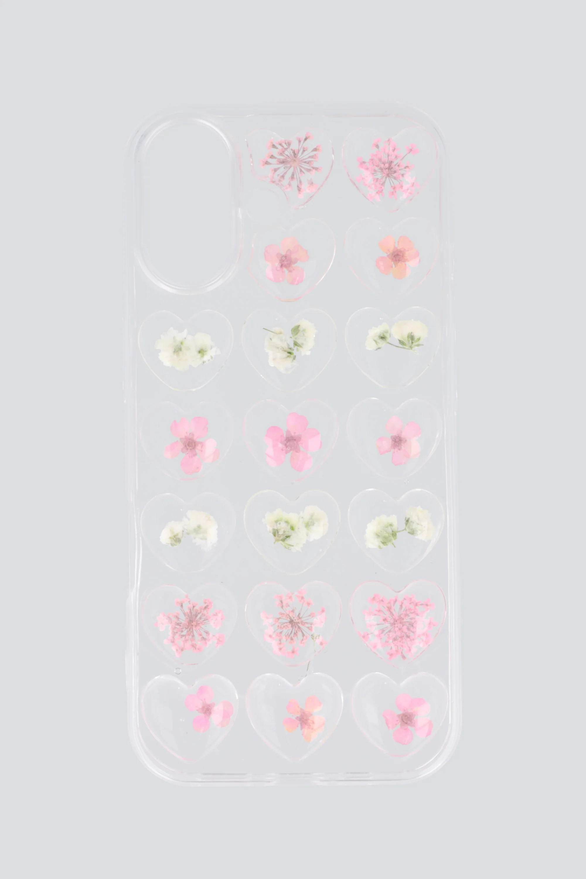 Funda iph 17 corazón encapsulado 3d