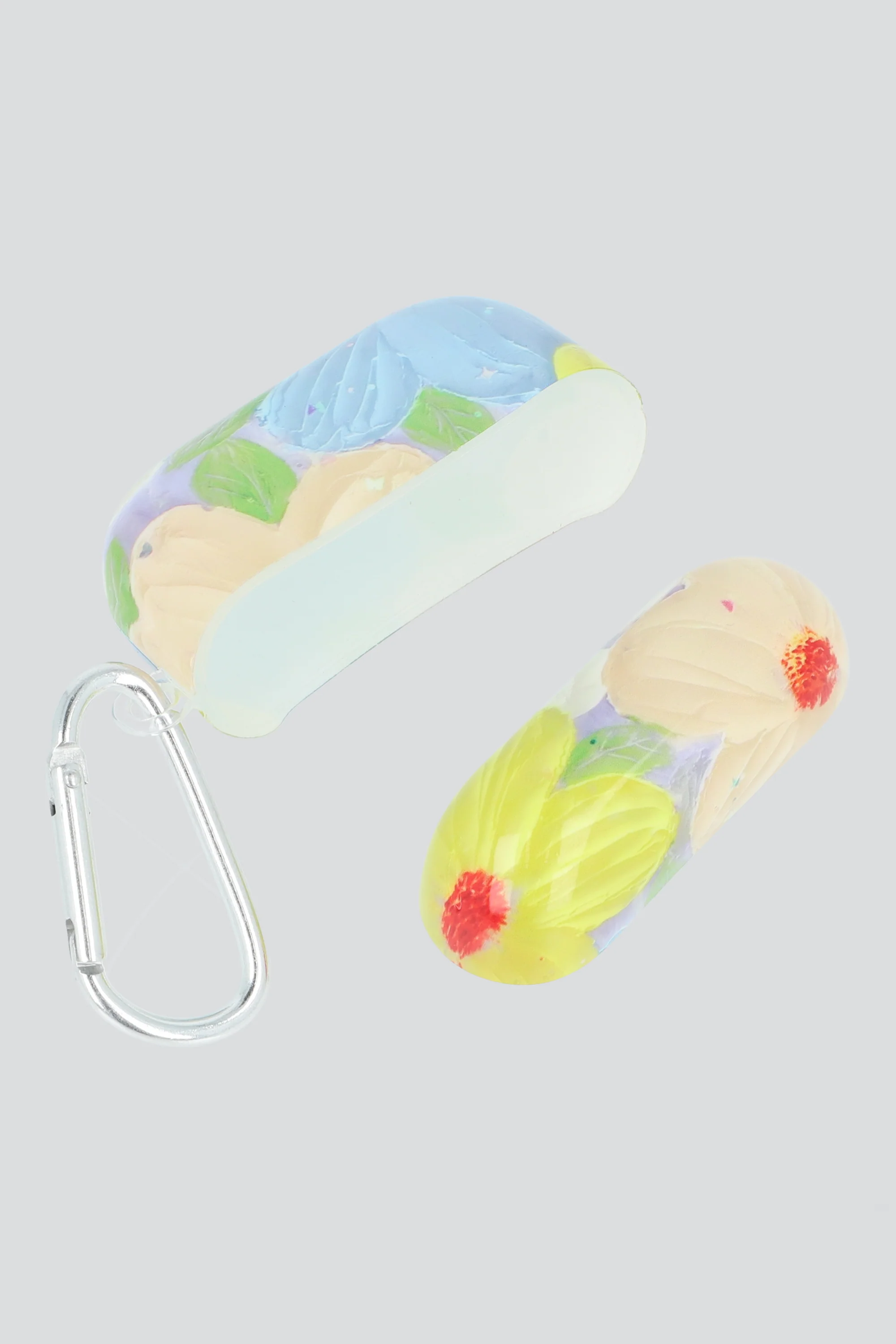 Funda para audifonos flores pintura - Image 2