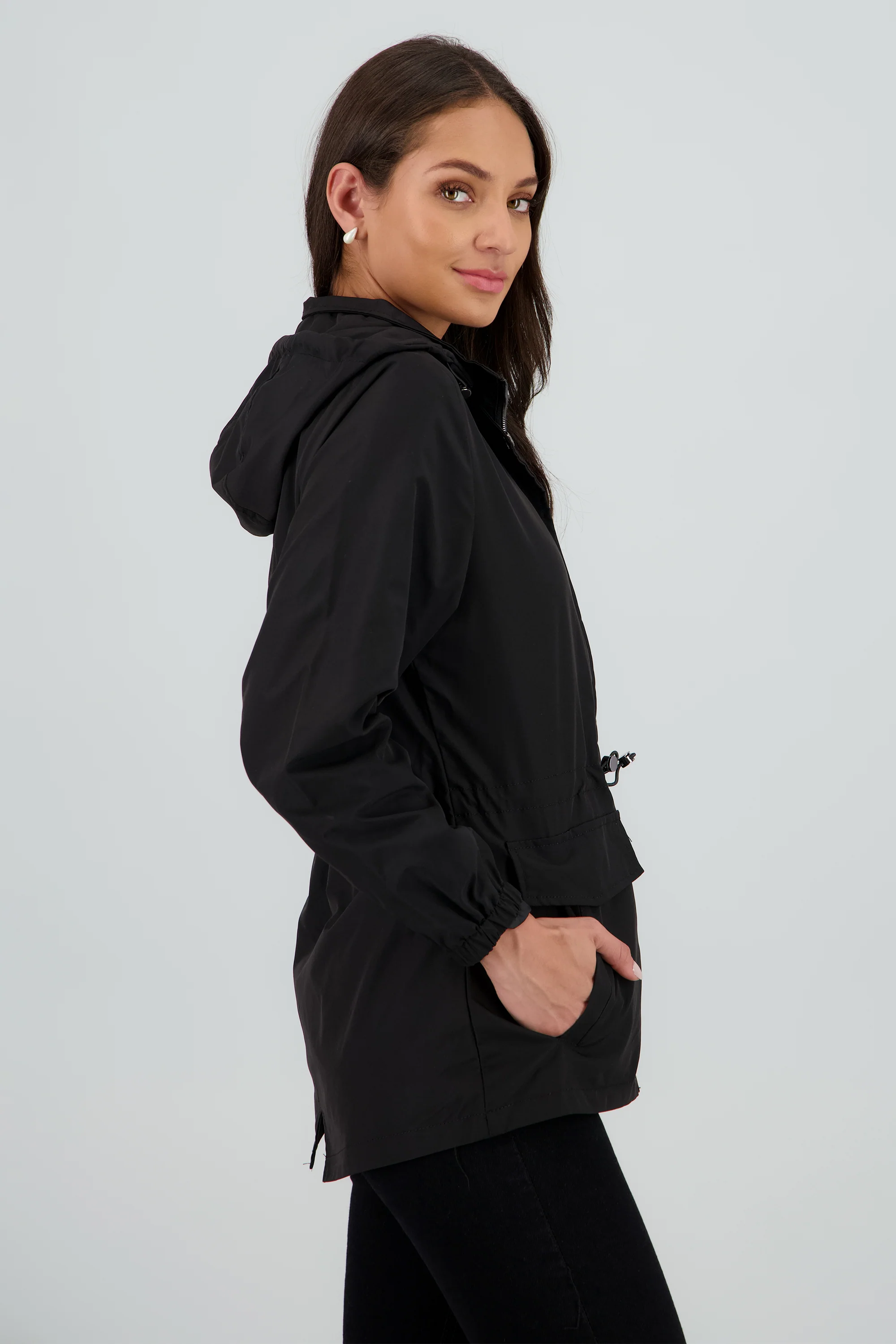 Gabardina corta botones - Image 3