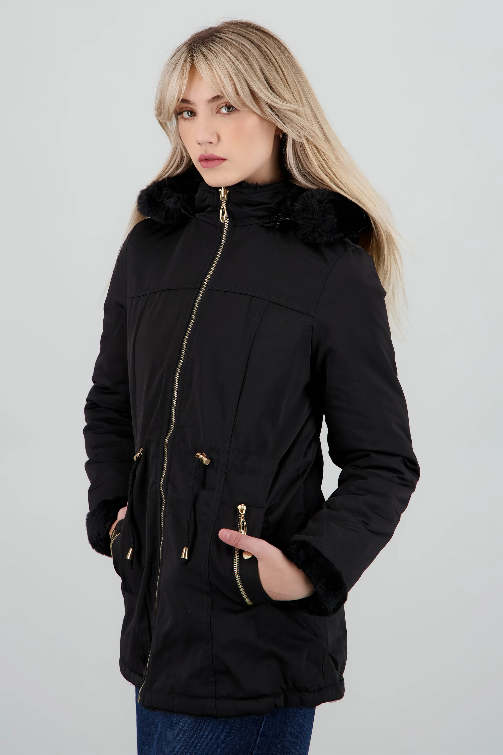 Gabardina gorro jareta - Image 3