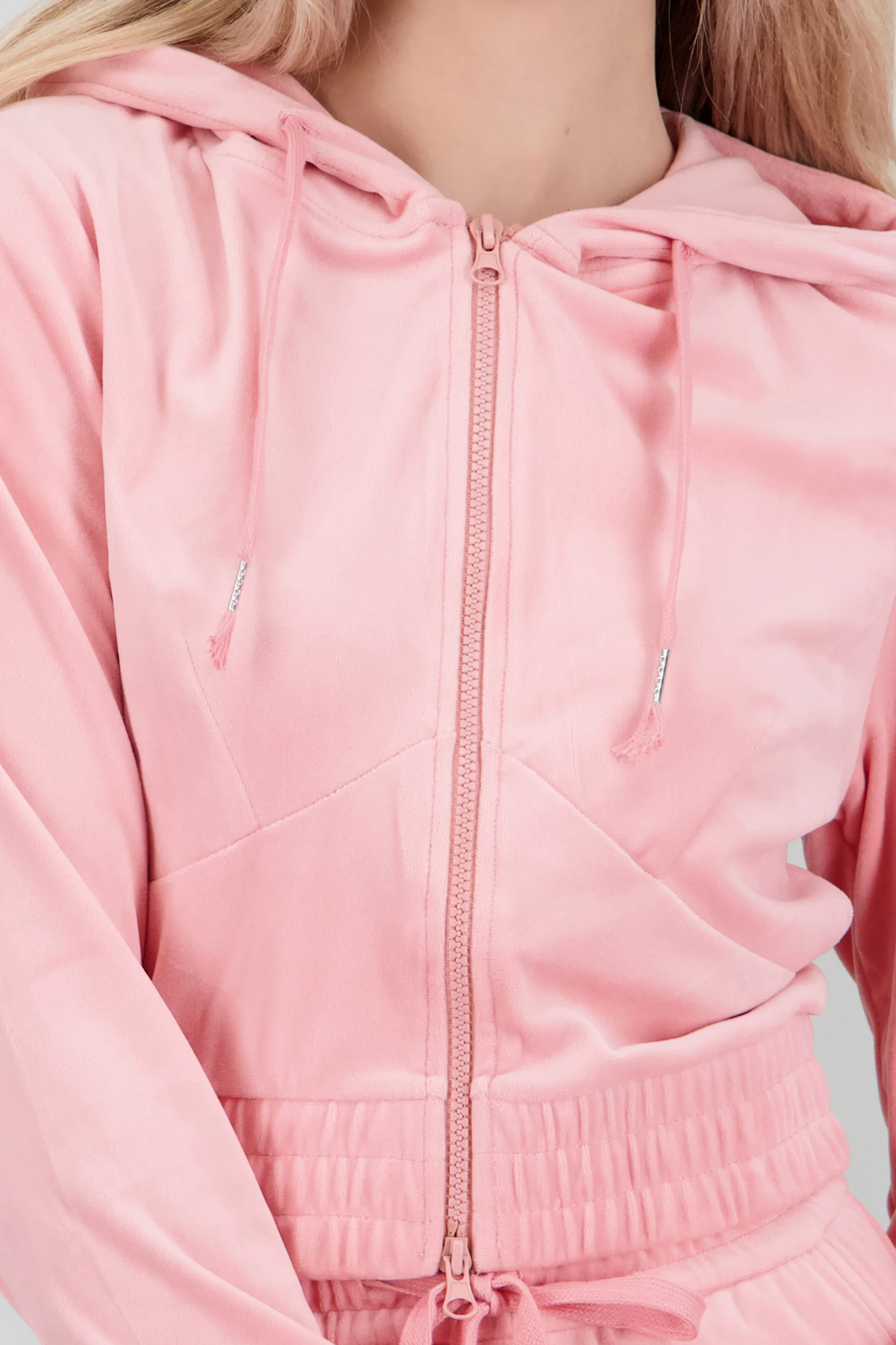 Hoodie velvet cierre - Image 5