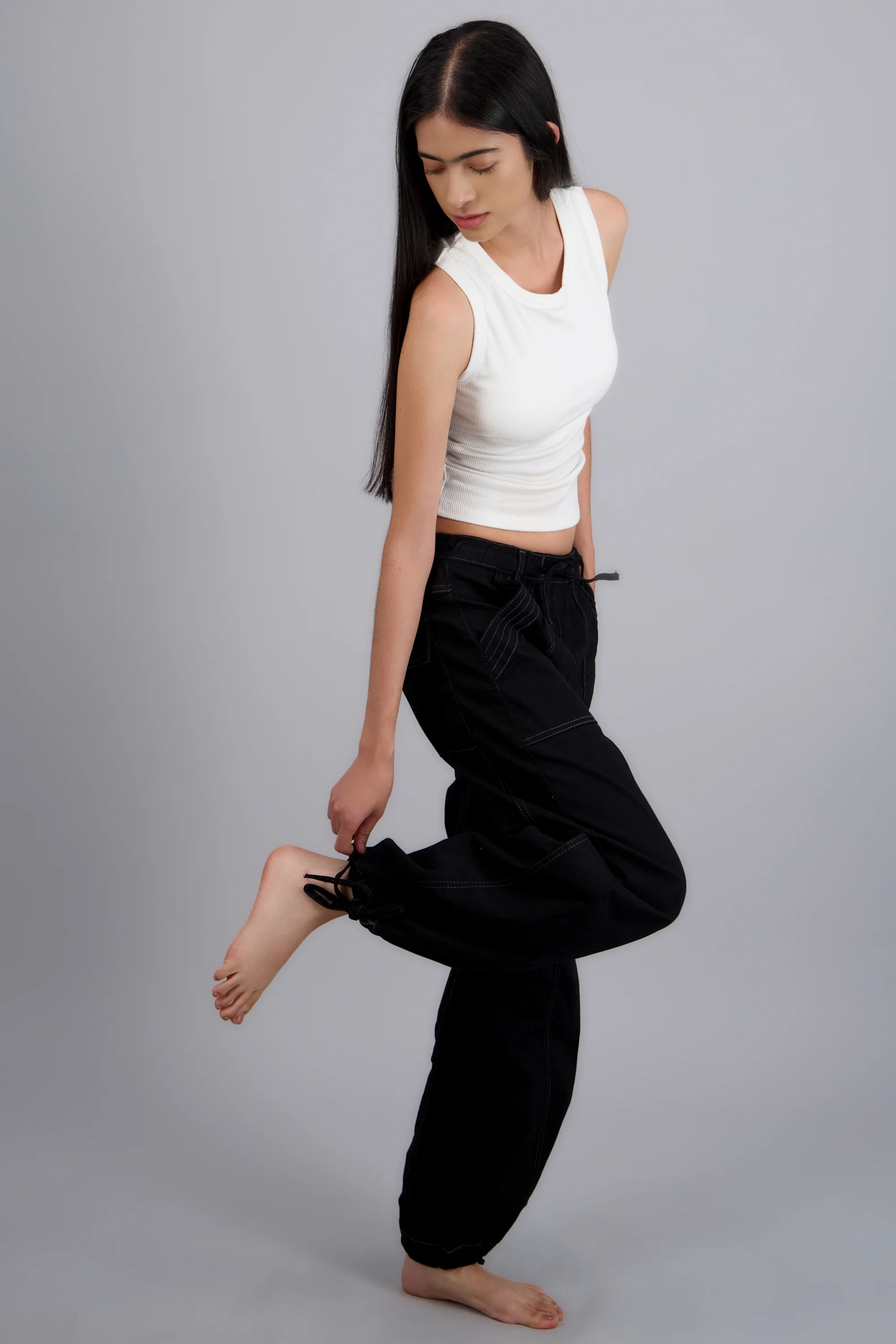 Jeans balloon cortes - Image 2